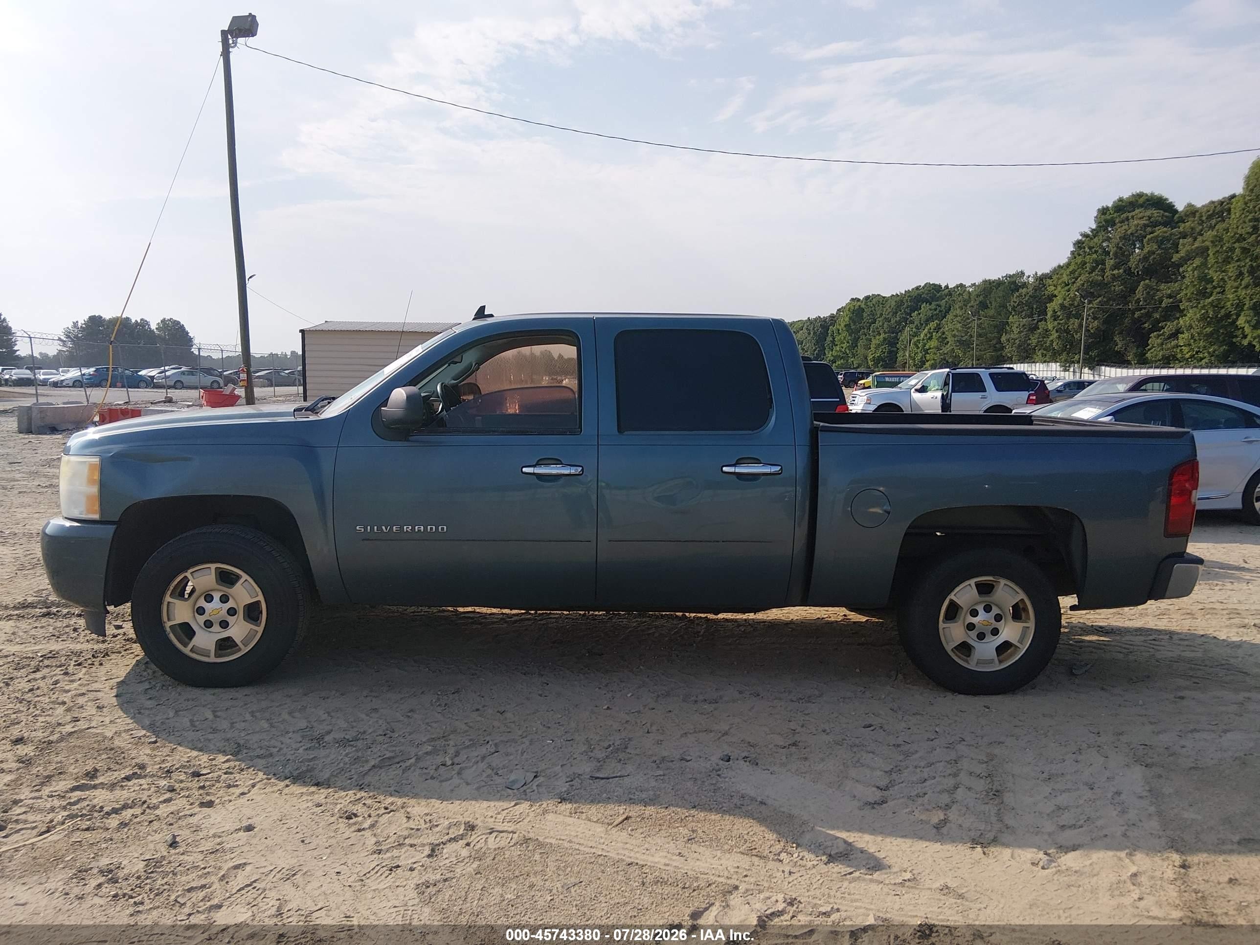 2010 Chevrolet Silverado 1500 Lt Light Blue vin: 3GCRCSE08AG175516
