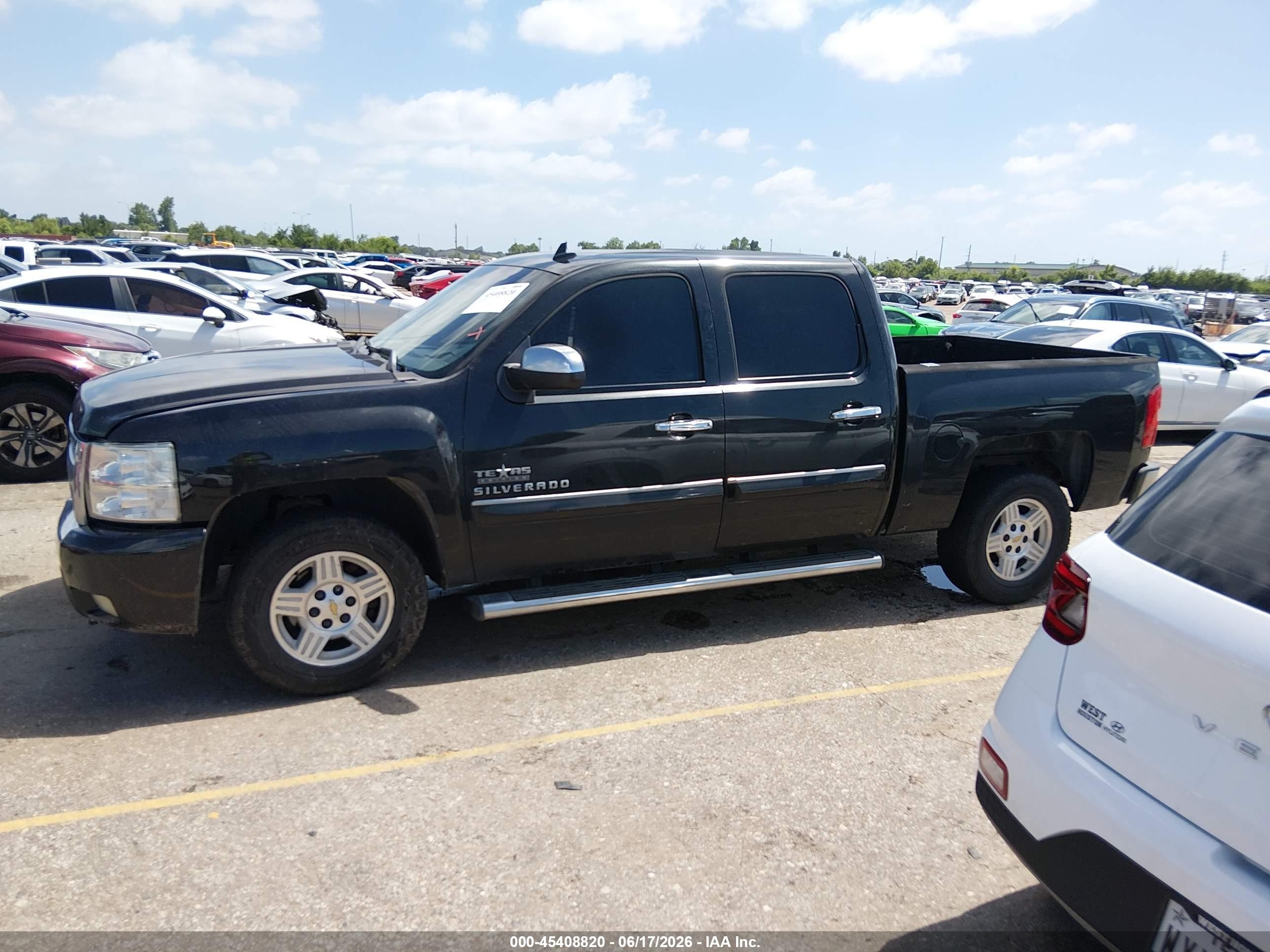 2010 Chevrolet Silverado 1500 Lt Black vin: 3GCRCSE08AG184314