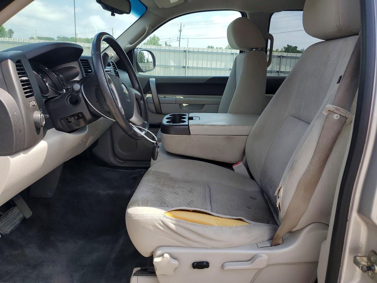 2010 Chevrolet Silverado C1500 Lt Silver vin: 3GCRCSE09AG142086