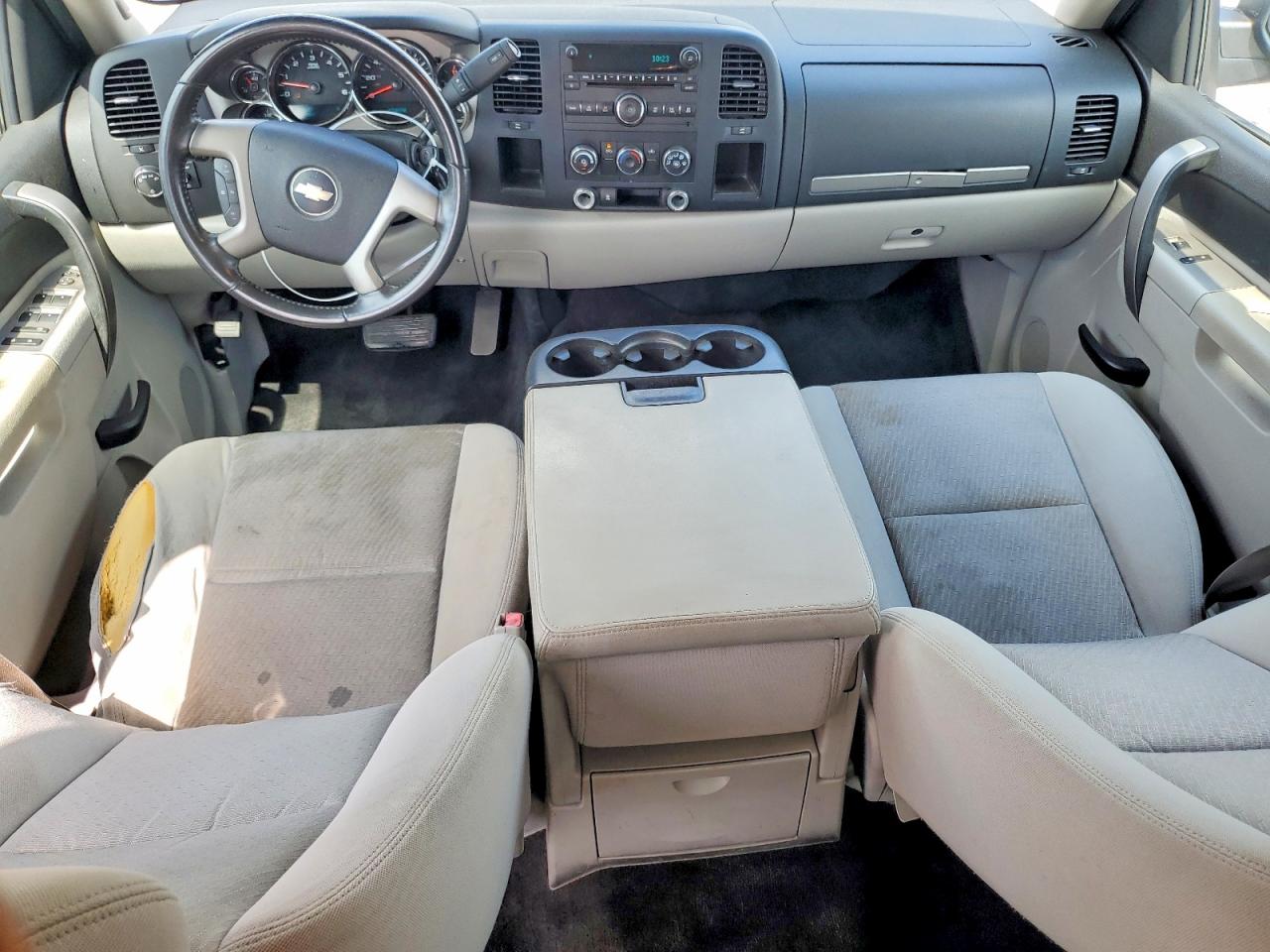 2010 Chevrolet Silverado C1500 Lt Silver vin: 3GCRCSE09AG142086