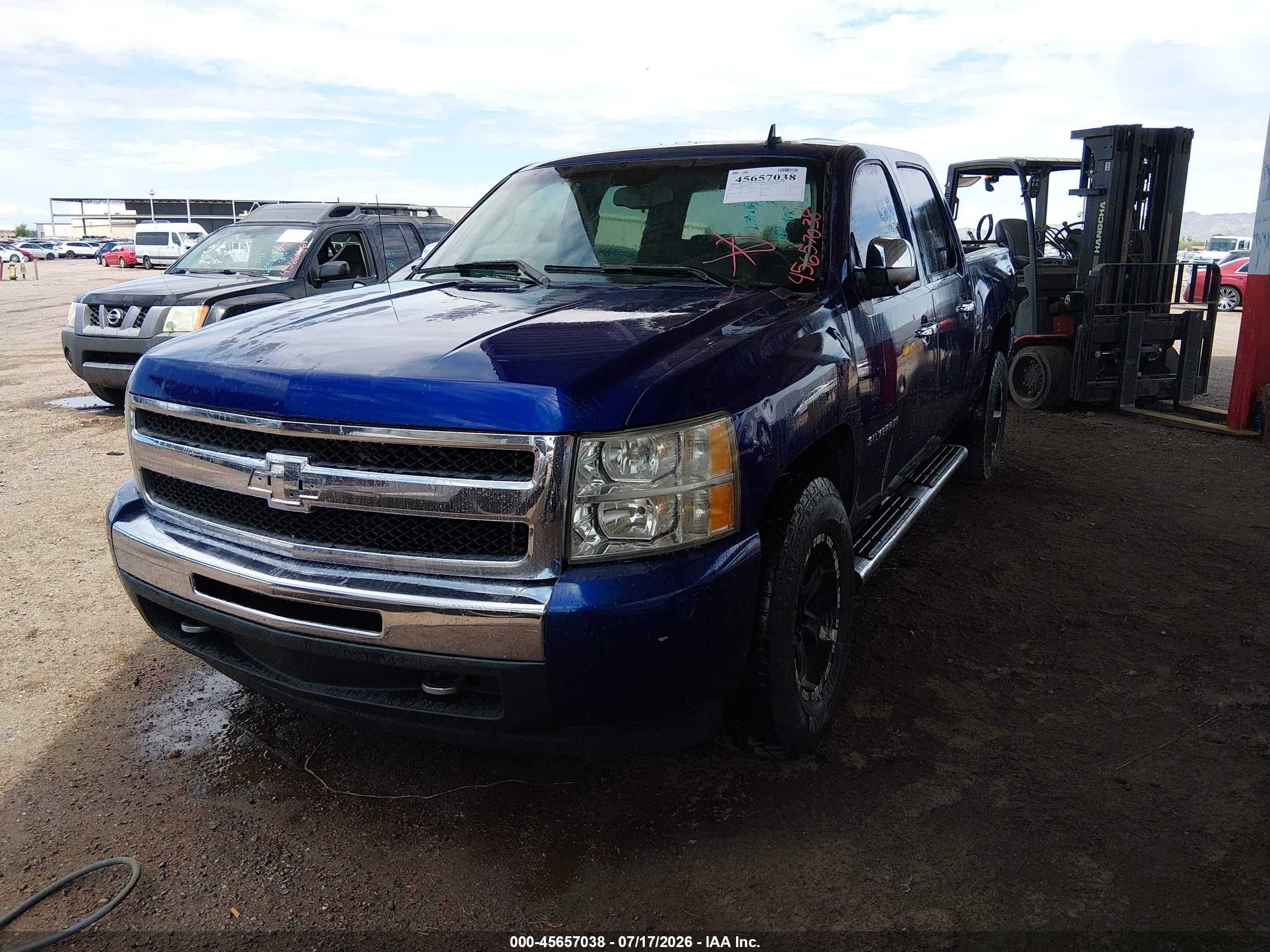 2010 Chevrolet Silverado 1500 Lt Blue vin: 3GCRCSE09AG234184