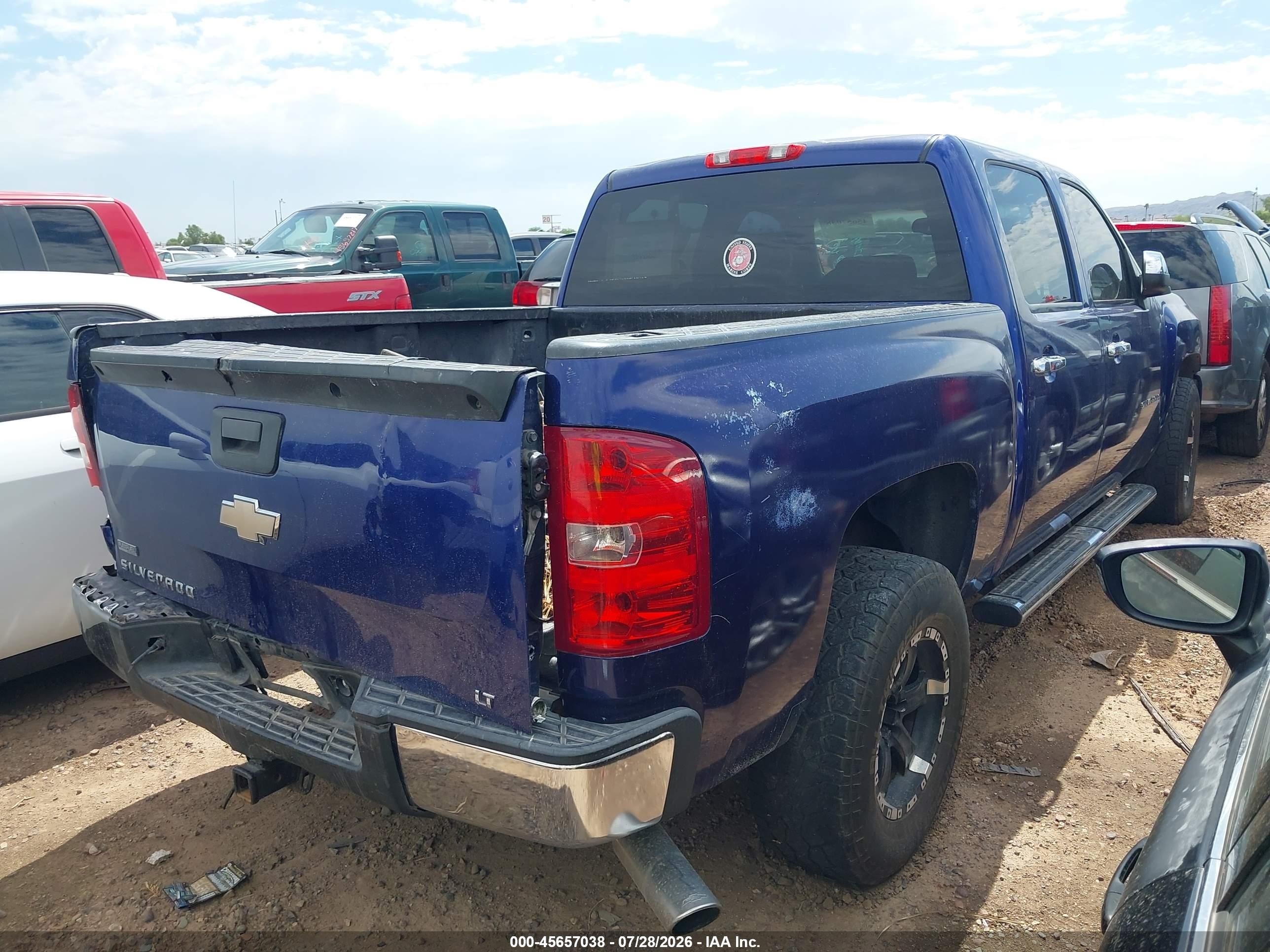 2010 Chevrolet Silverado 1500 Lt Blue vin: 3GCRCSE09AG234184
