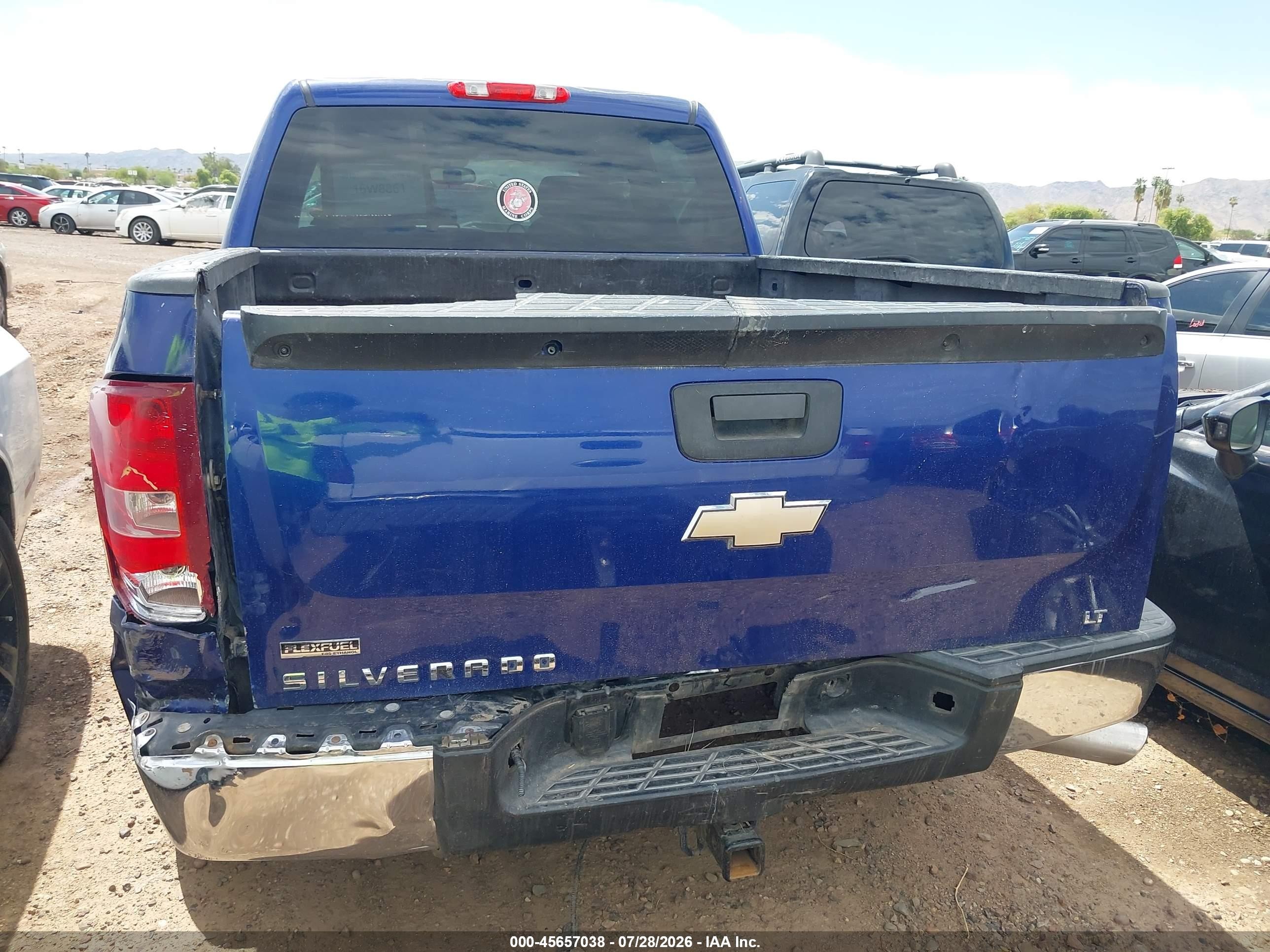 2010 Chevrolet Silverado 1500 Lt Blue vin: 3GCRCSE09AG234184