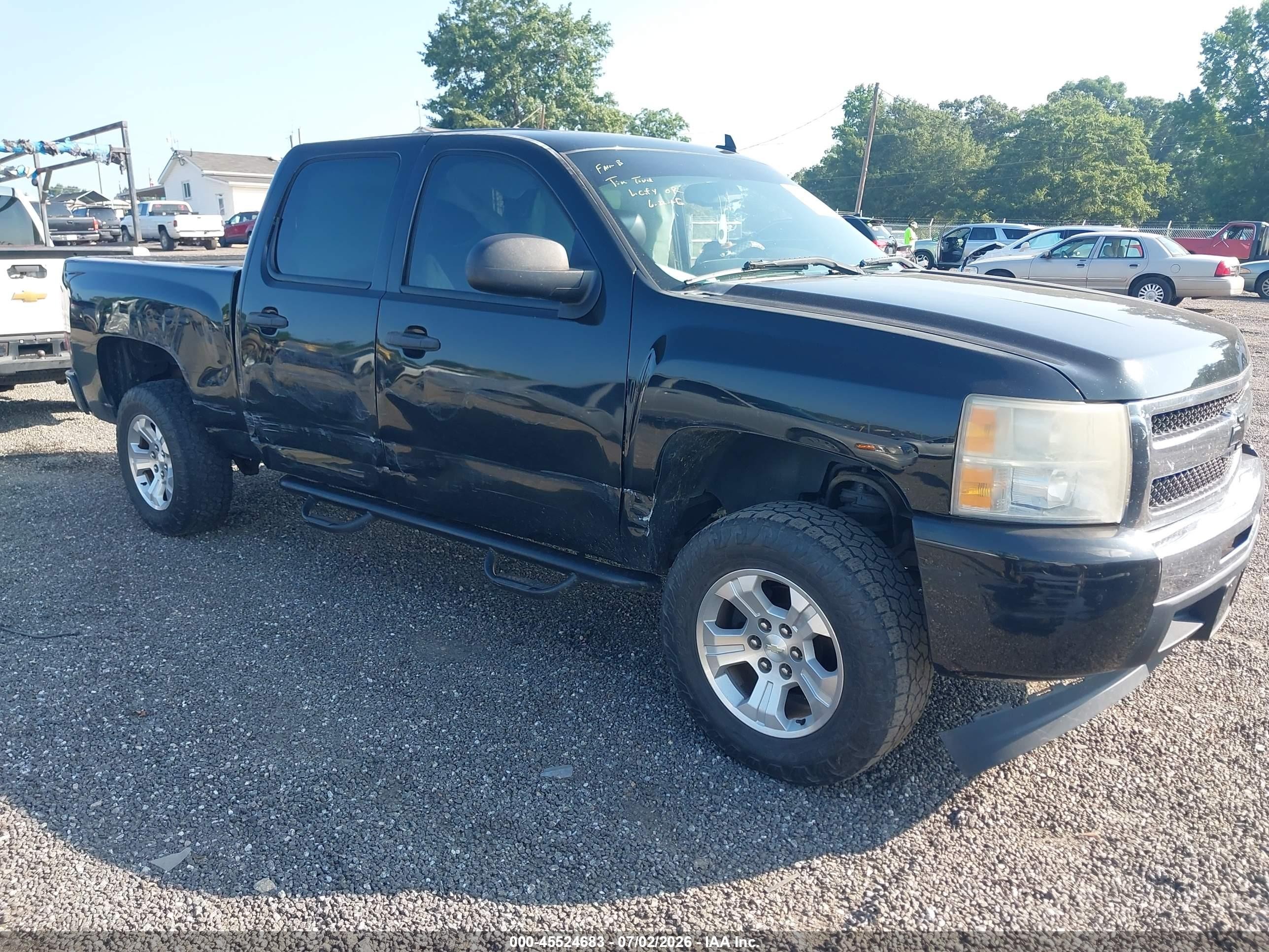 2010 Chevrolet Silverado 1500 Xtra Fuel Economy Black vin: 3GCRCSE37AG247641