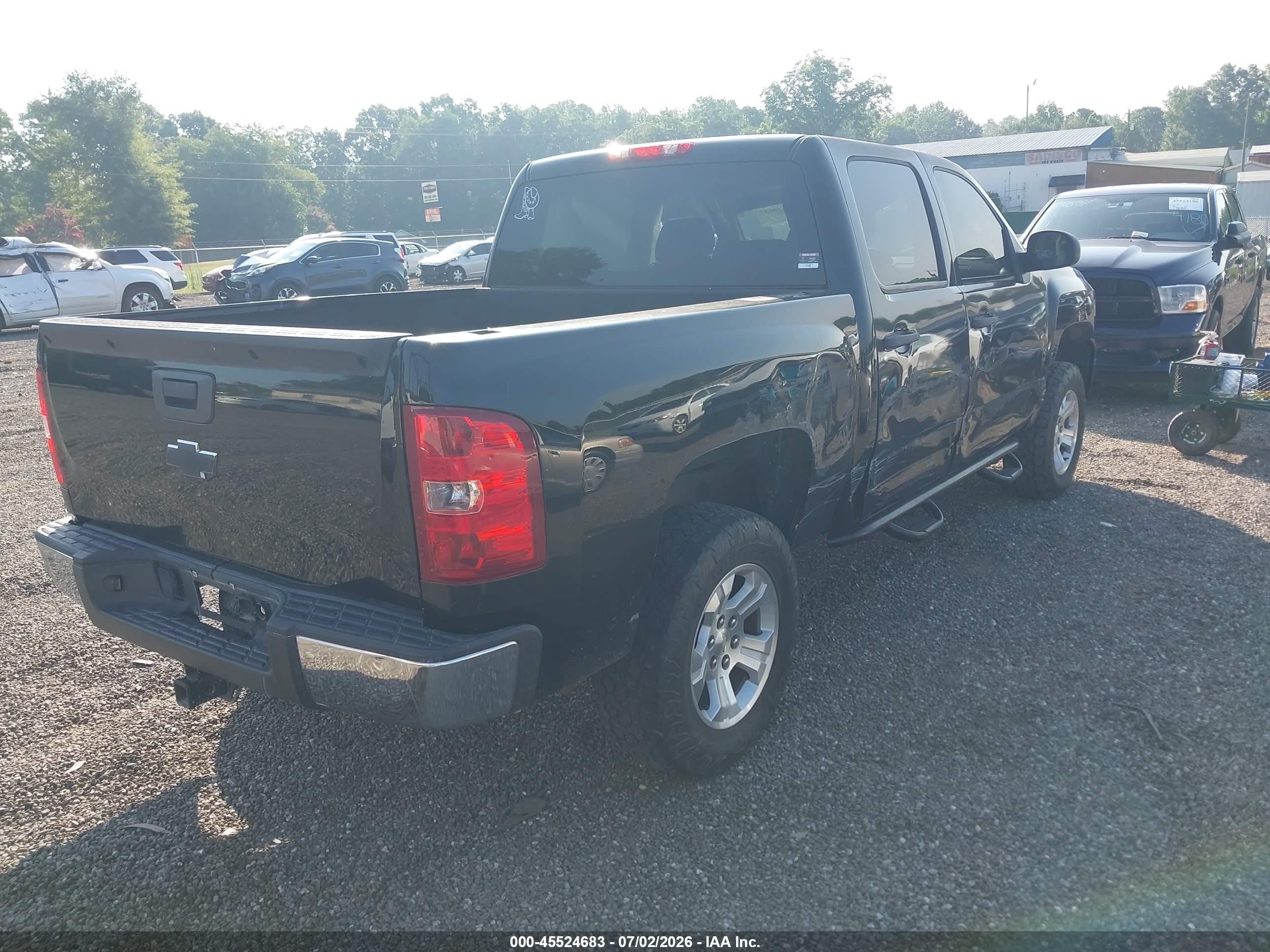 2010 Chevrolet Silverado 1500 Xtra Fuel Economy Black vin: 3GCRCSE37AG247641