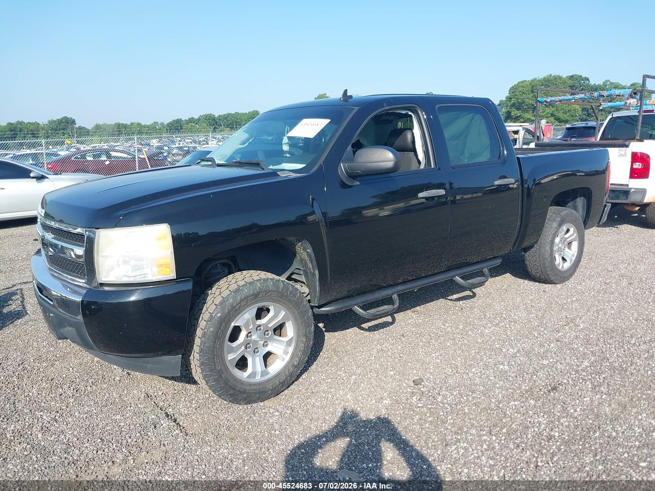 2010 Chevrolet Silverado 1500 Xtra Fuel Economy Black vin: 3GCRCSE37AG247641