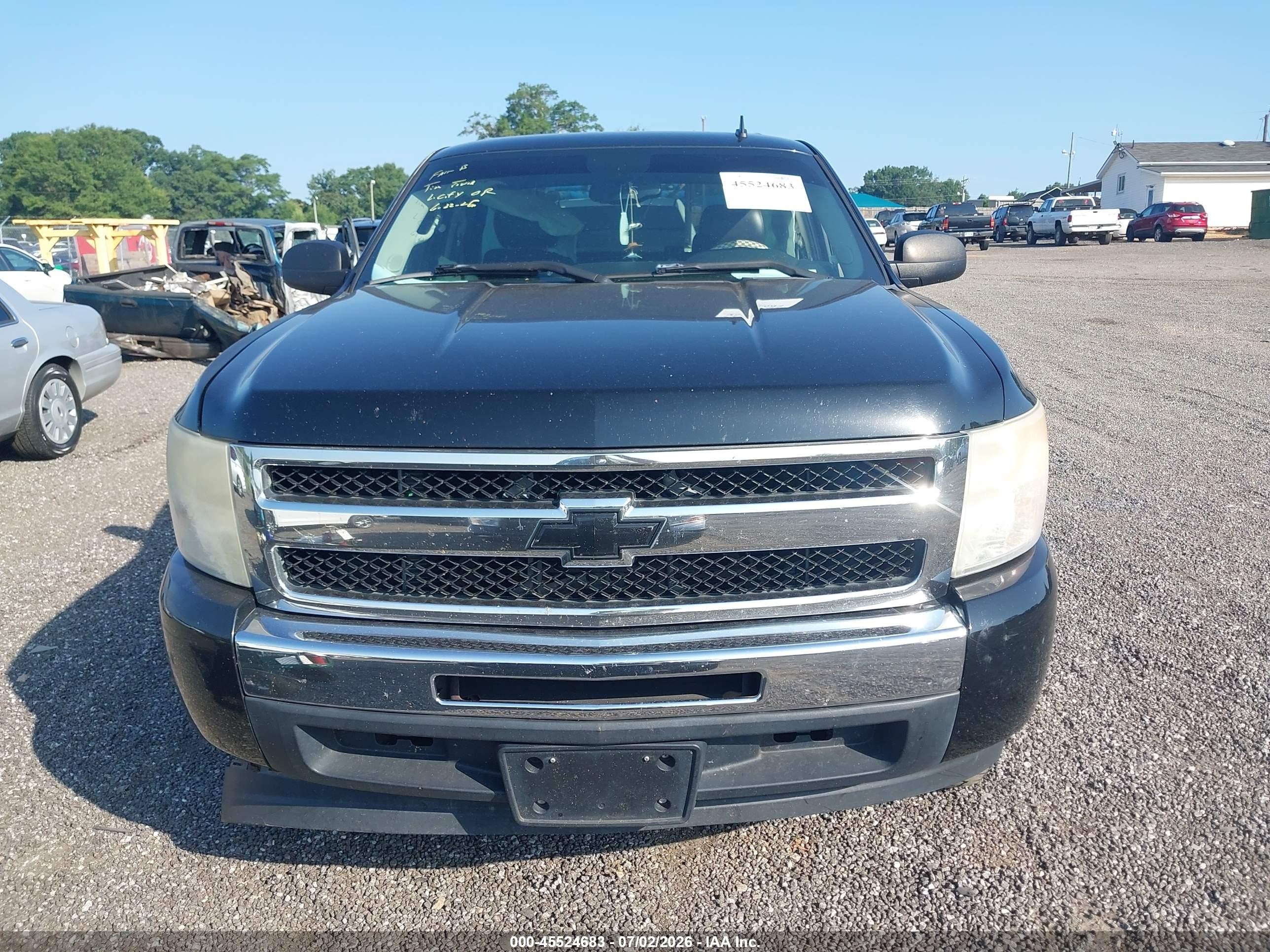 2010 Chevrolet Silverado 1500 Xtra Fuel Economy Black vin: 3GCRCSE37AG247641