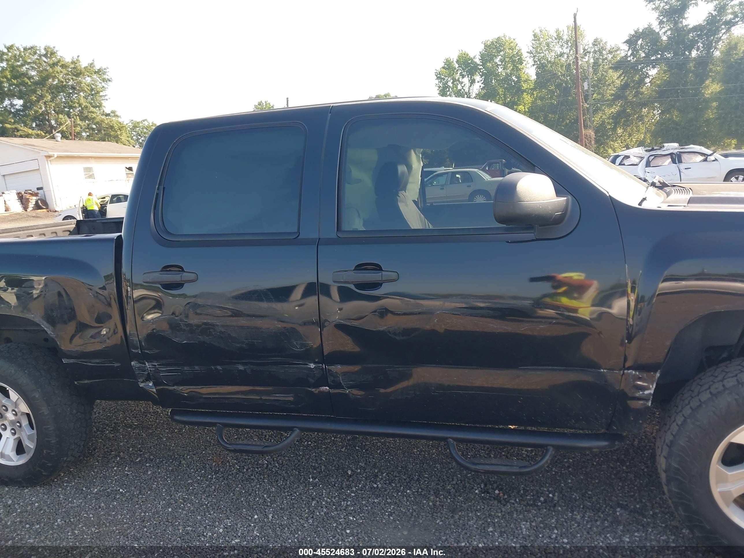 2010 Chevrolet Silverado 1500 Xtra Fuel Economy Black vin: 3GCRCSE37AG247641
