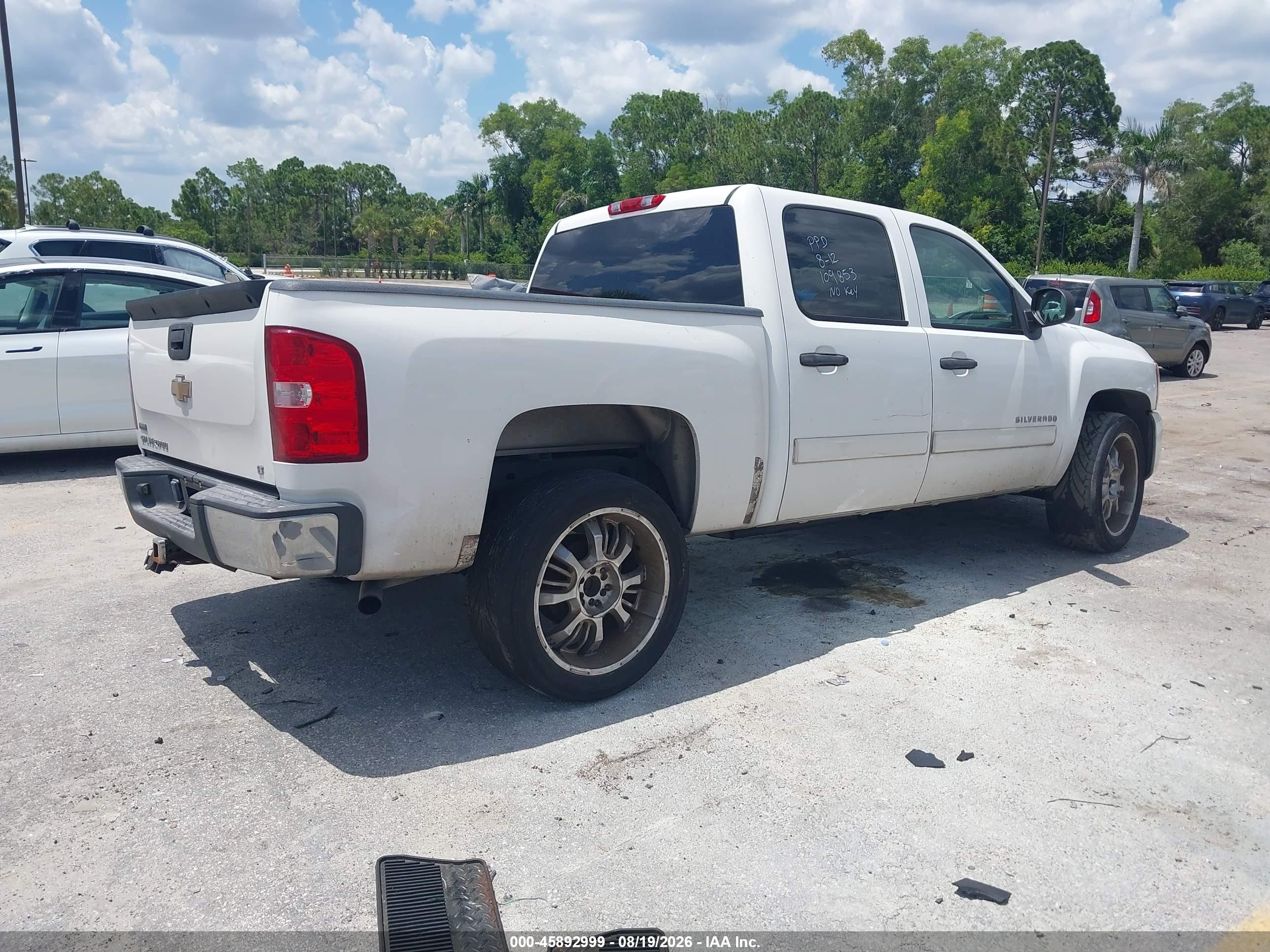 2010 Chevrolet Silverado 1500 Lt White vin: 3GCRCSEA3AG109853