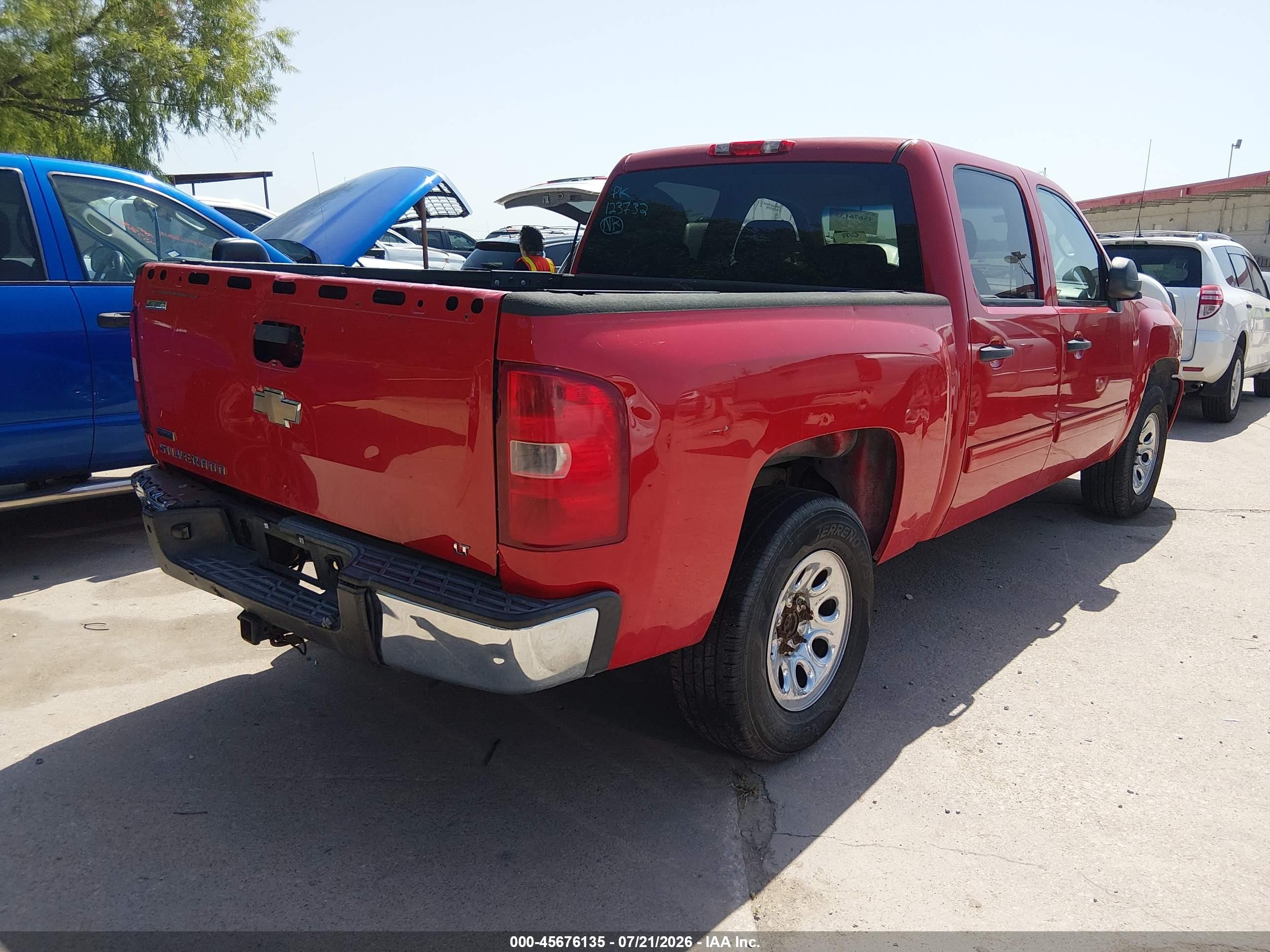 2010 Chevrolet Silverado 1500 Lt Red vin: 3GCRCSEA6AG123732