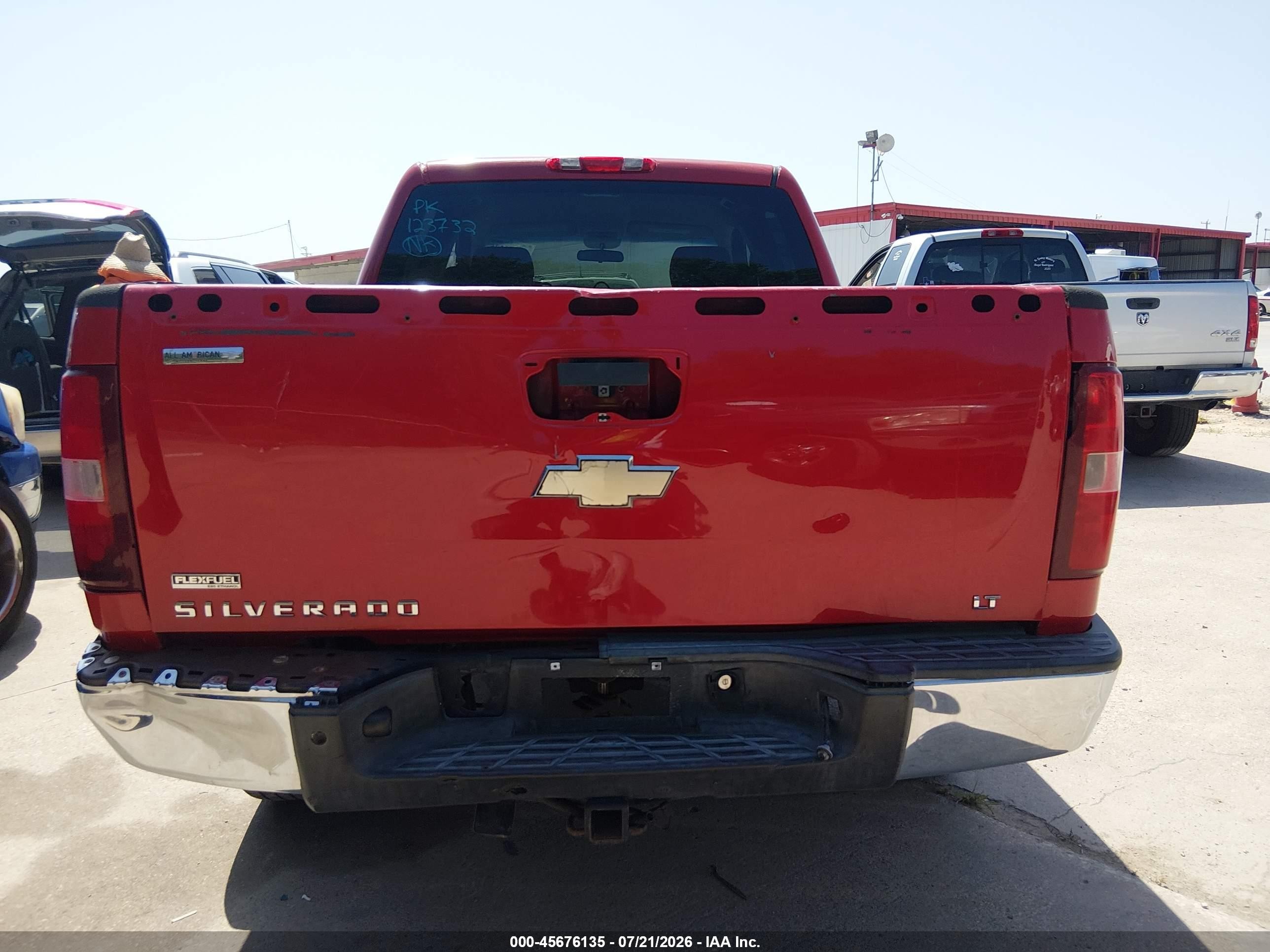 2010 Chevrolet Silverado 1500 Lt Red vin: 3GCRCSEA6AG123732
