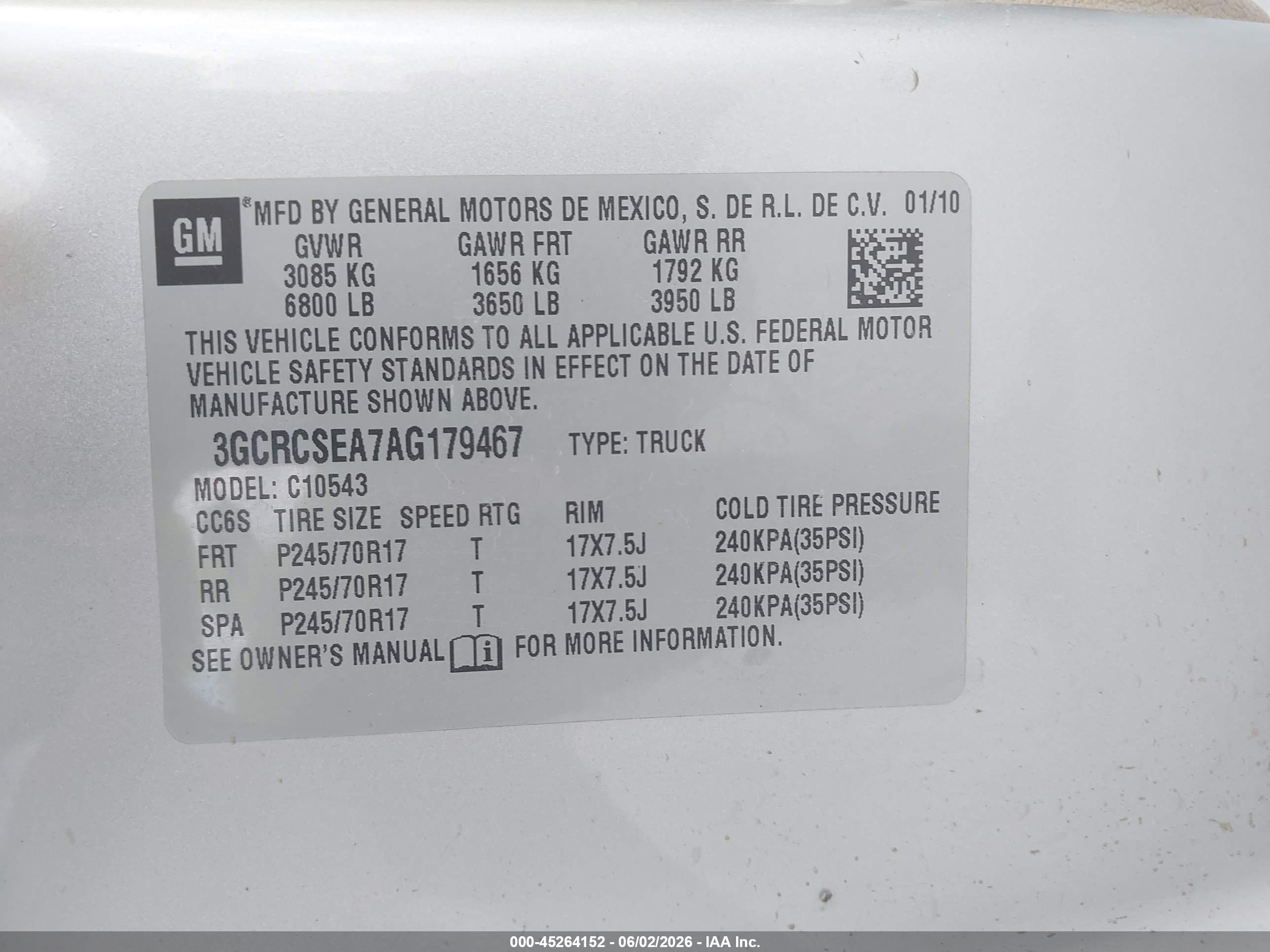 2010 Chevrolet Silverado 1500 Lt Silver vin: 3GCRCSEA7AG179467