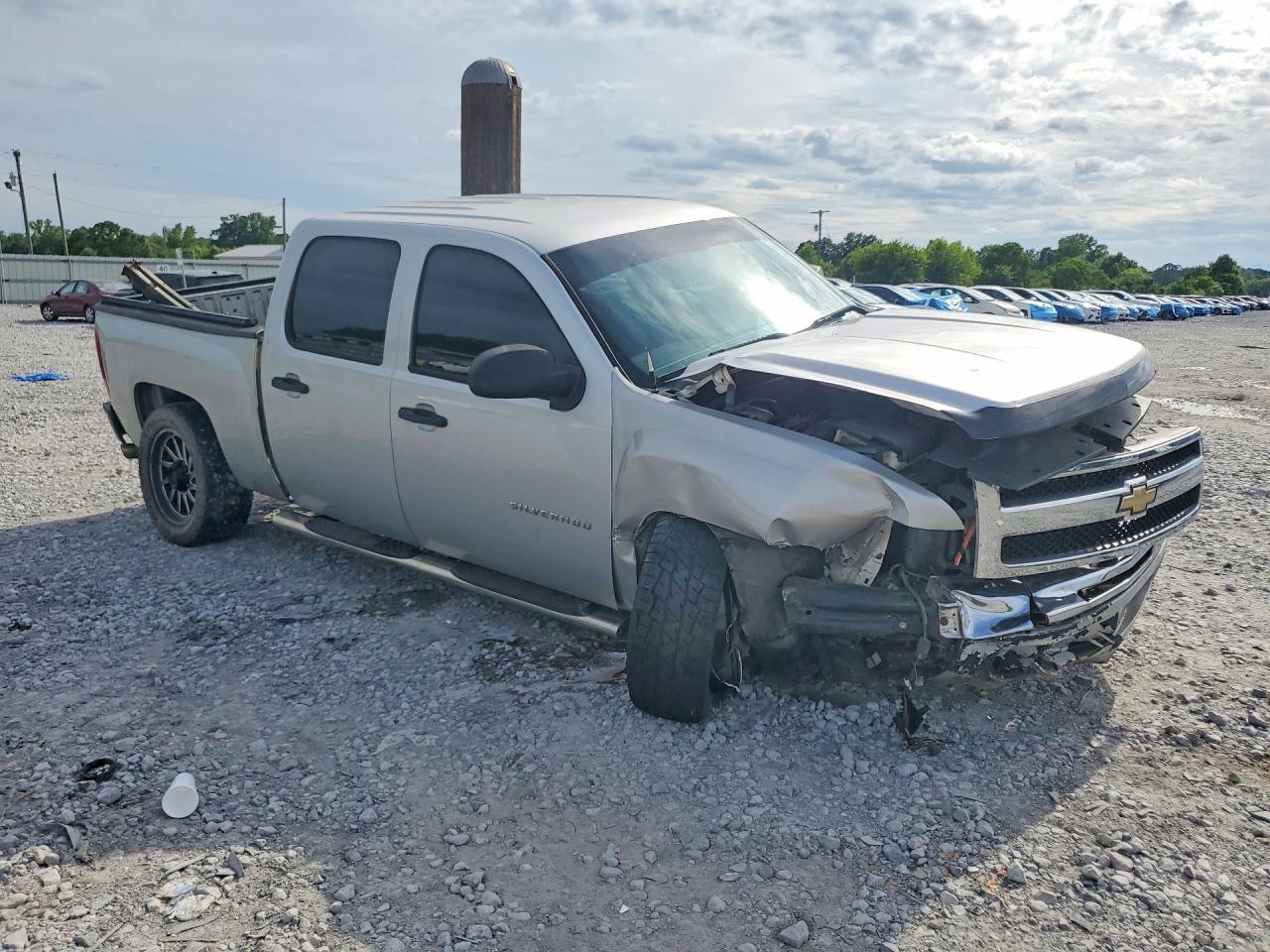 2010 Chevrolet Silverado C1500 Lt Silver vin: 3GCRCSEA9AG165179