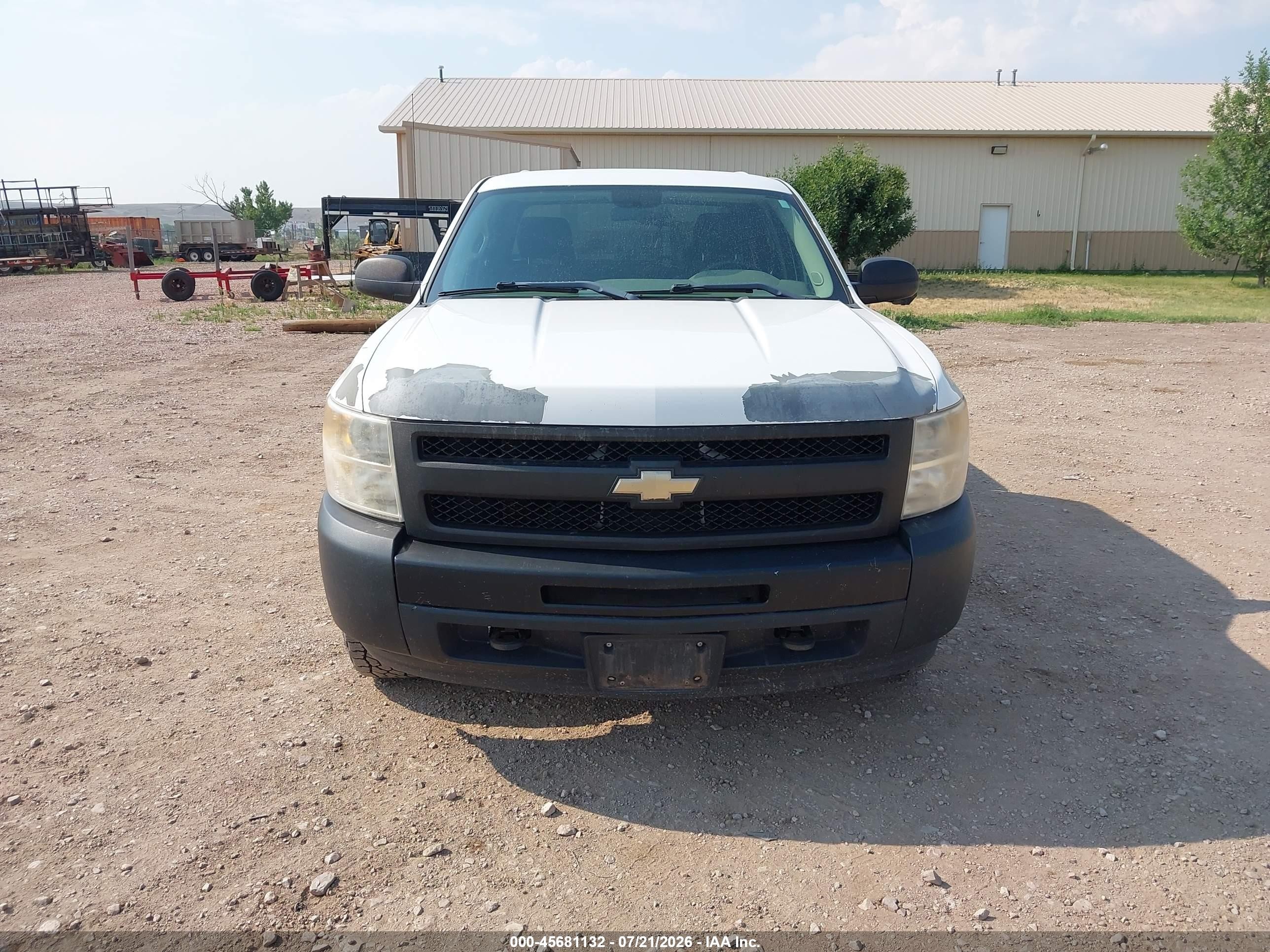 2010 Chevrolet Silverado 1500 Work Truck Белый vin: 3GCRKPE34AG112309