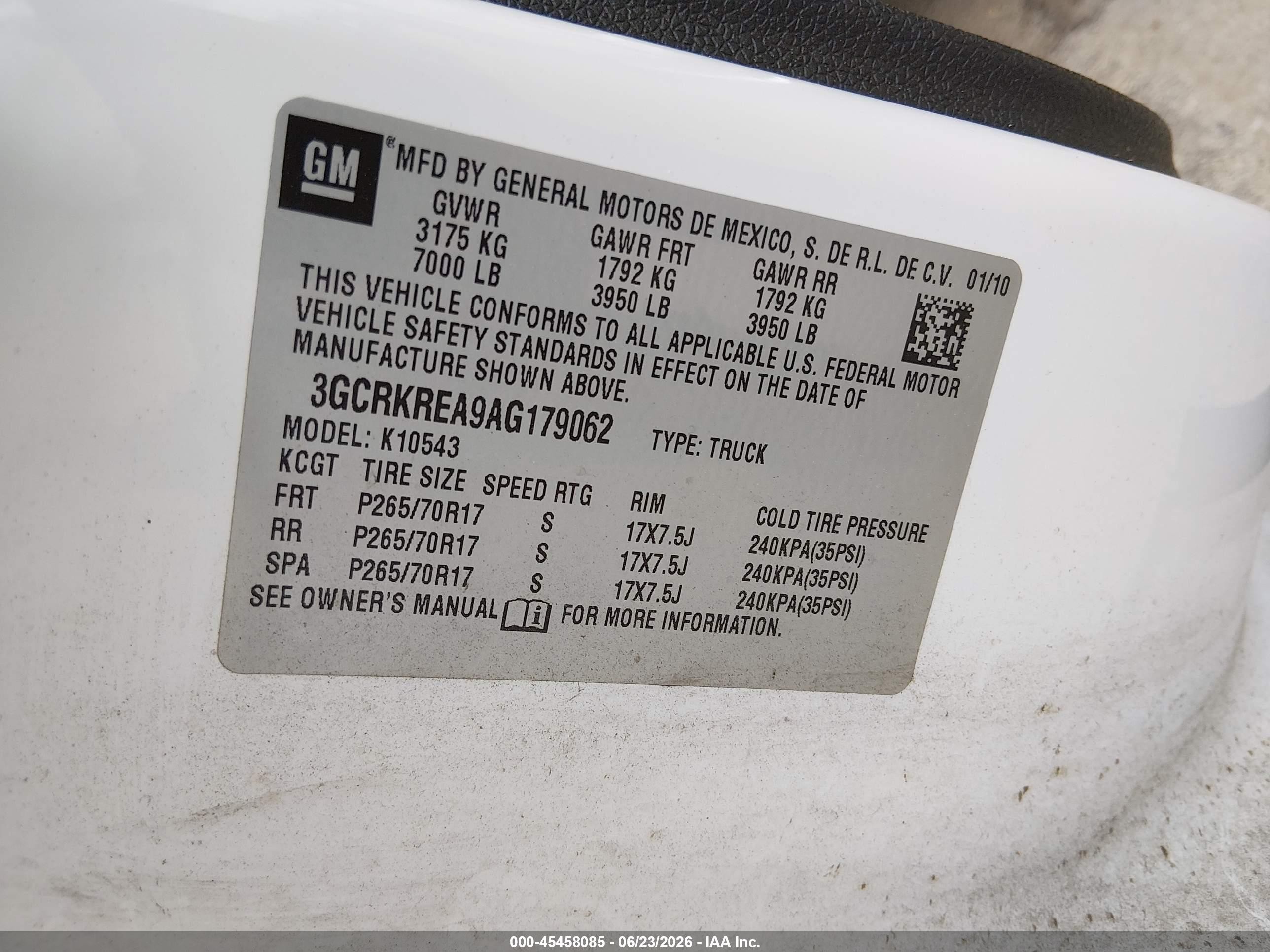 2010 Chevrolet Silverado 1500 Ls Белый vin: 3GCRKREA9AG179062