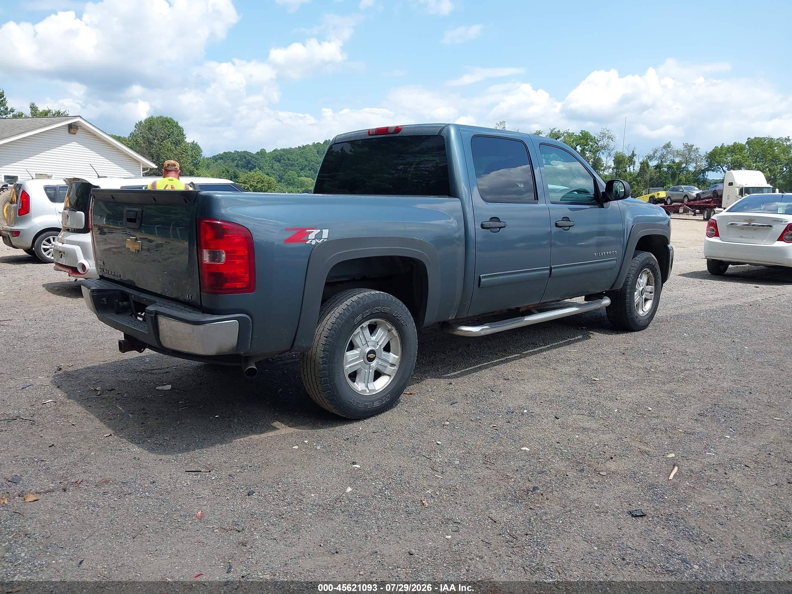 2010 Chevrolet Silverado 1500 Lt Синий vin: 3GCRKSE34AG146575