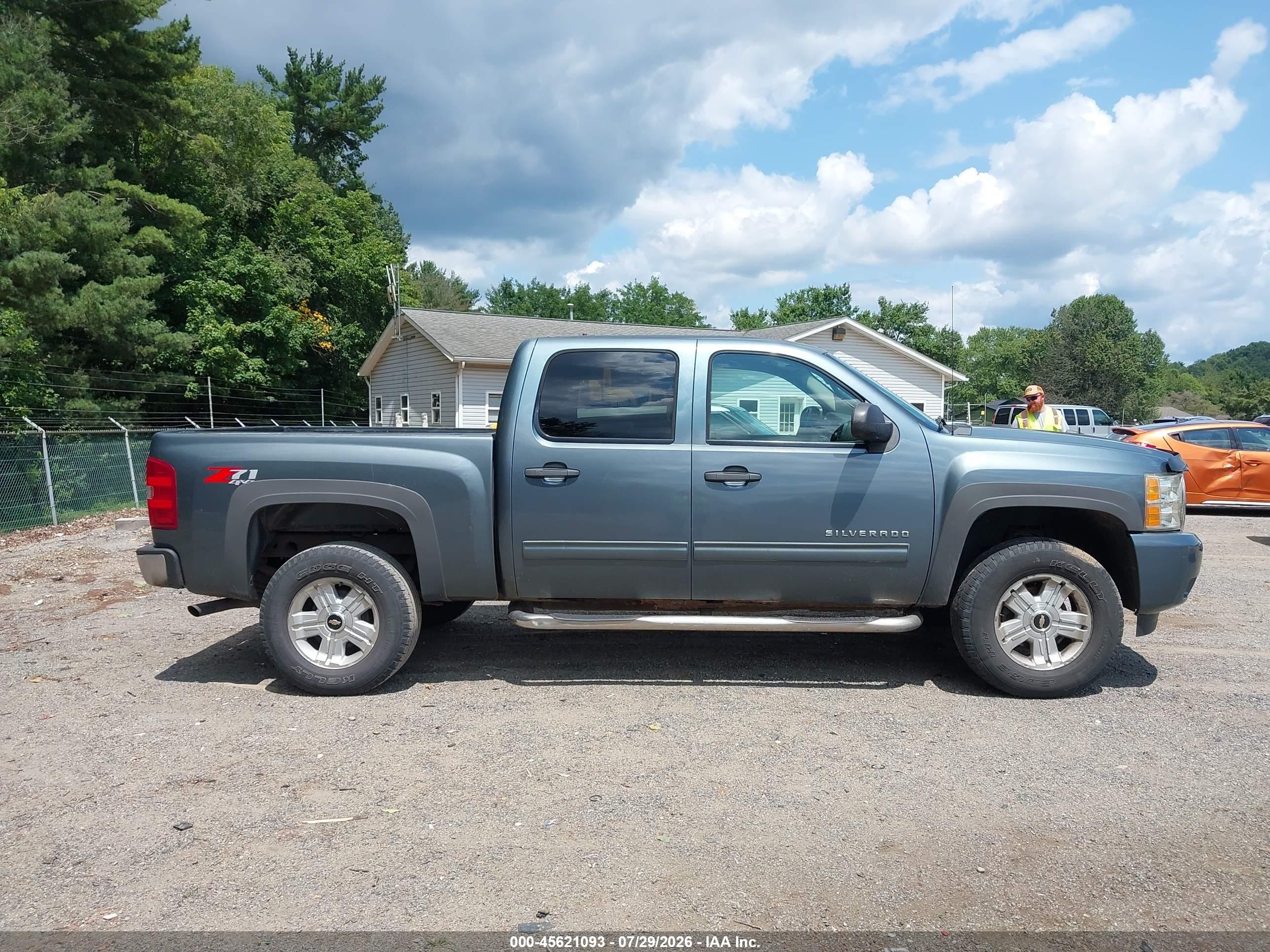 2010 Chevrolet Silverado 1500 Lt Синий vin: 3GCRKSE34AG146575