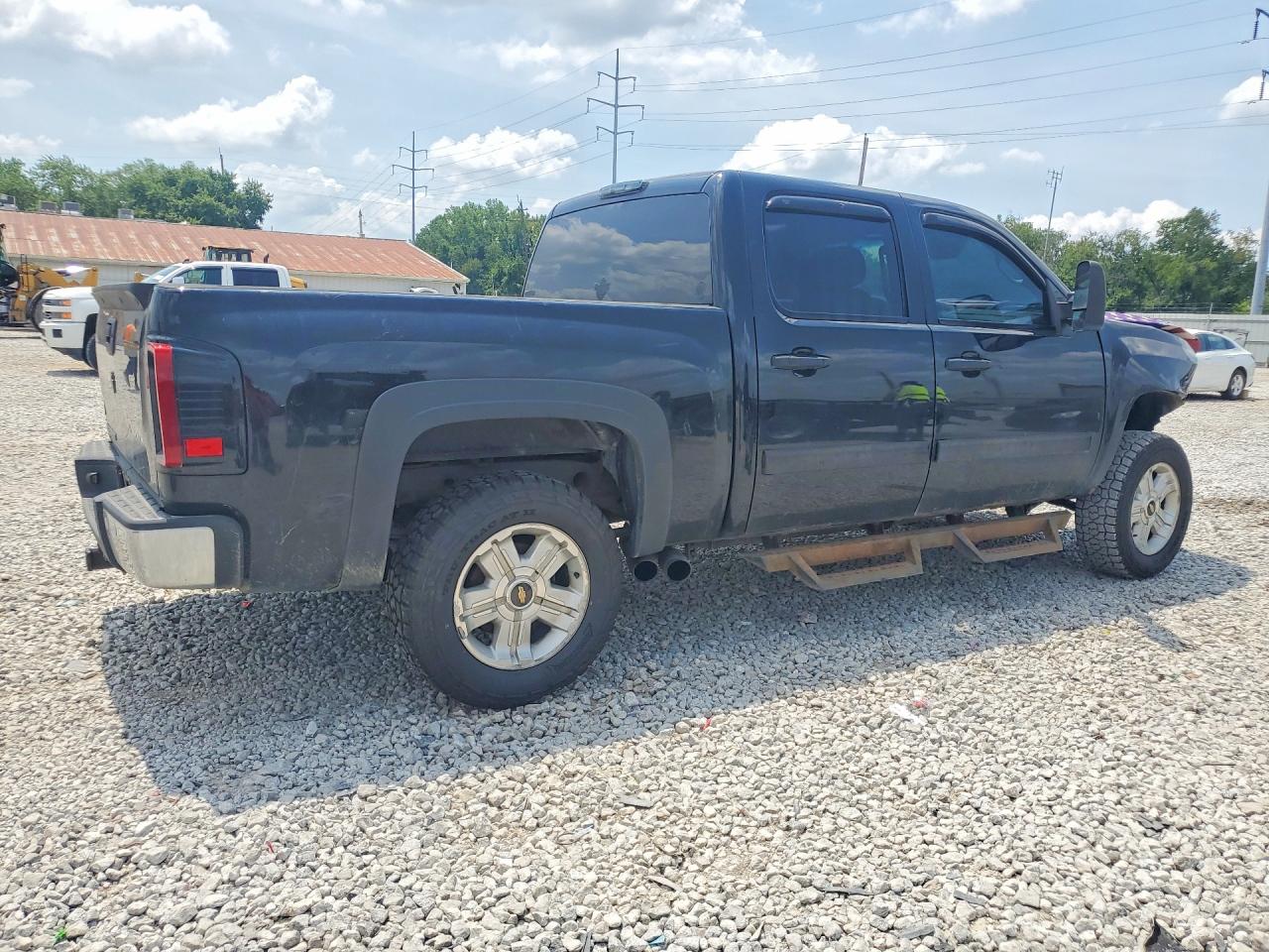 2010 Chevrolet Silverado K1500 Lt Black vin: 3GCRKSE39AG274326