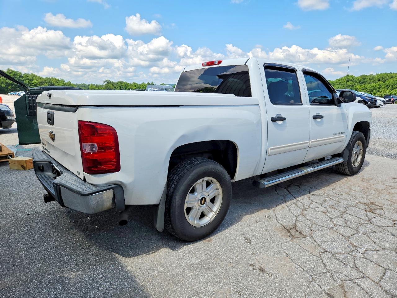 2010 Chevrolet Silverado K1500 Lt White vin: 3GCRKSE39AG288677