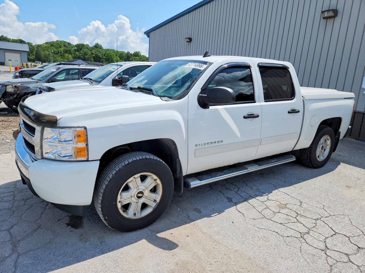 2010 Chevrolet Silverado K1500 Lt White vin: 3GCRKSE39AG288677