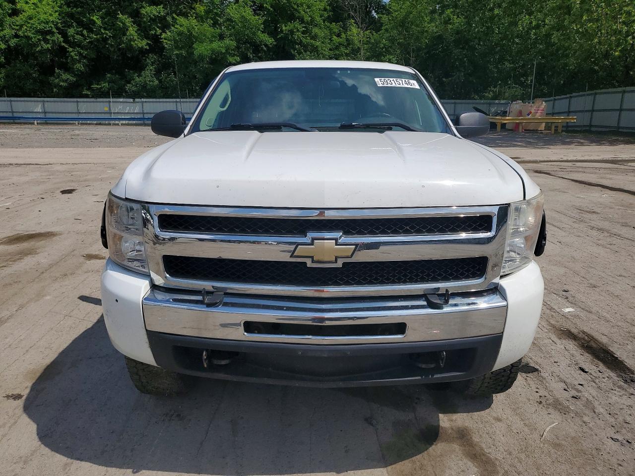 2010 Chevrolet Silverado K1500 Lt White vin: 3GCRKSE3XAG149884