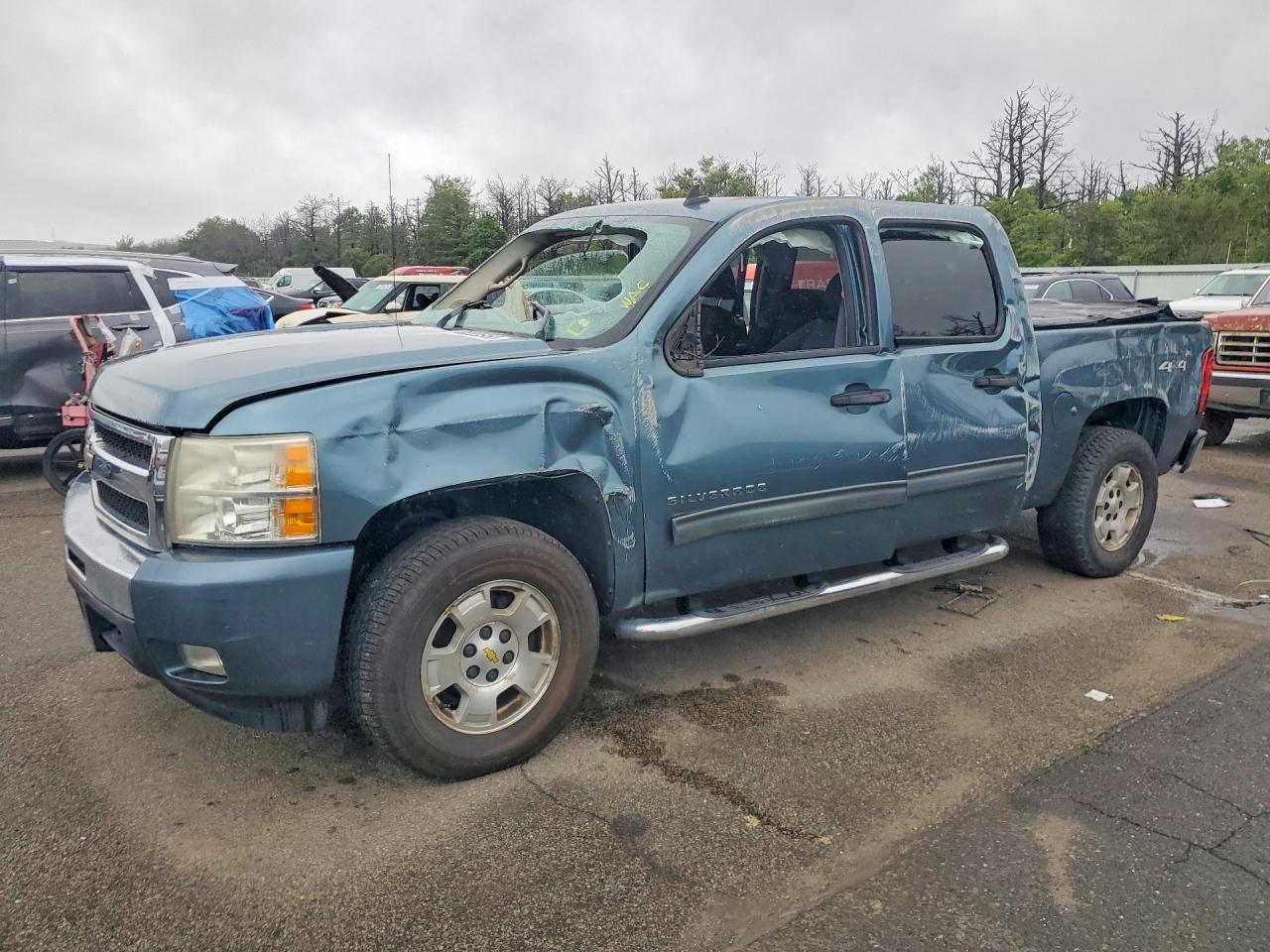 2010 Chevrolet Silverado K1500 Lt Teal vin: 3GCRKSE3XAG167463