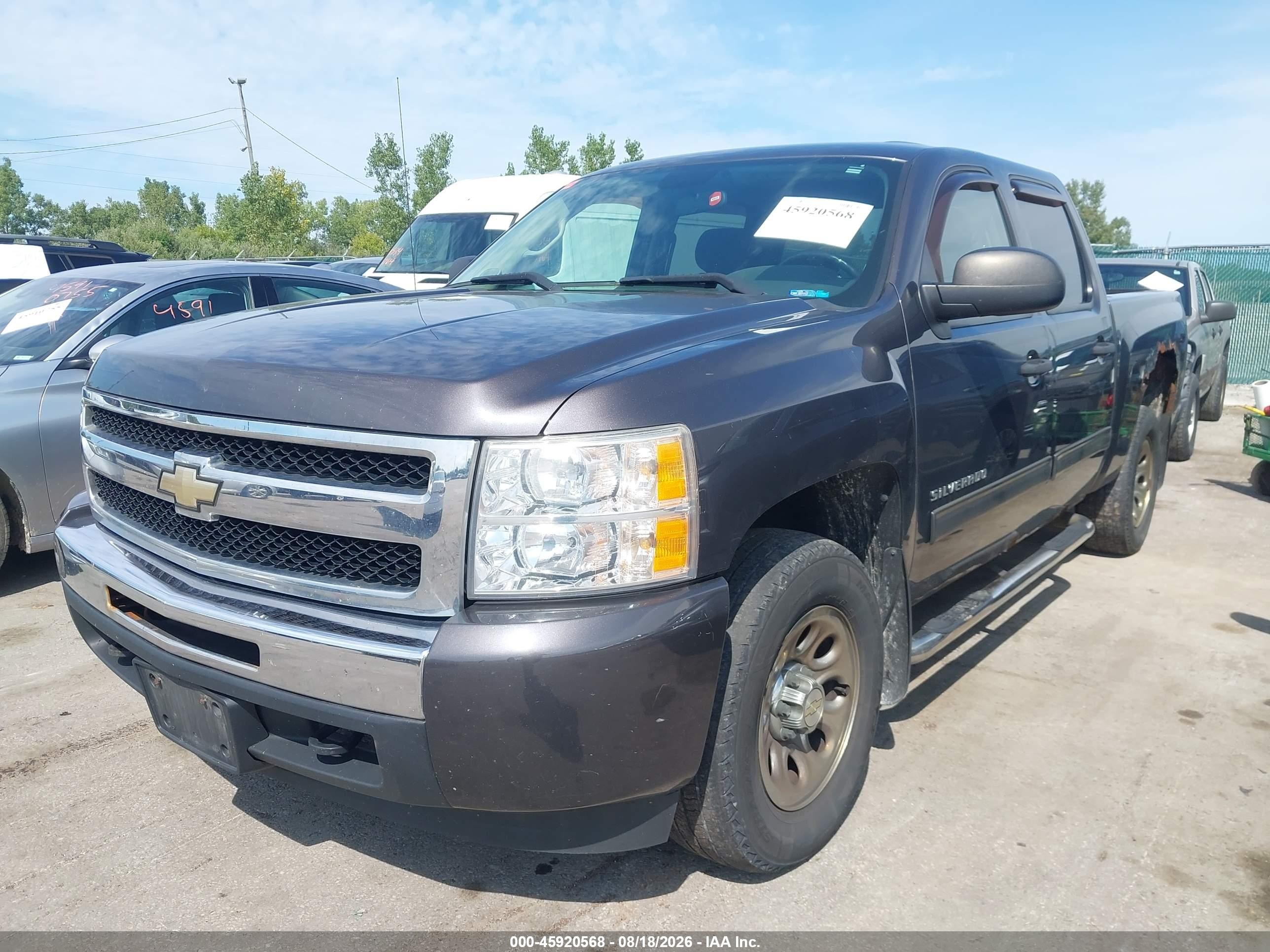 2010 Chevrolet Silverado 1500 Lt Серый vin: 3GCRKSEA8AG127378