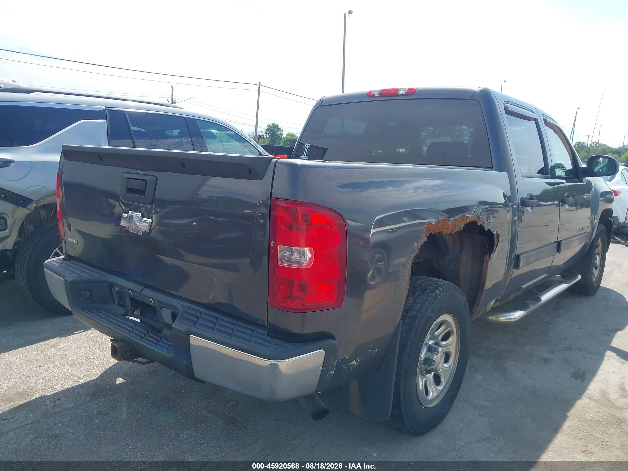 2010 Chevrolet Silverado 1500 Lt Серый vin: 3GCRKSEA8AG127378