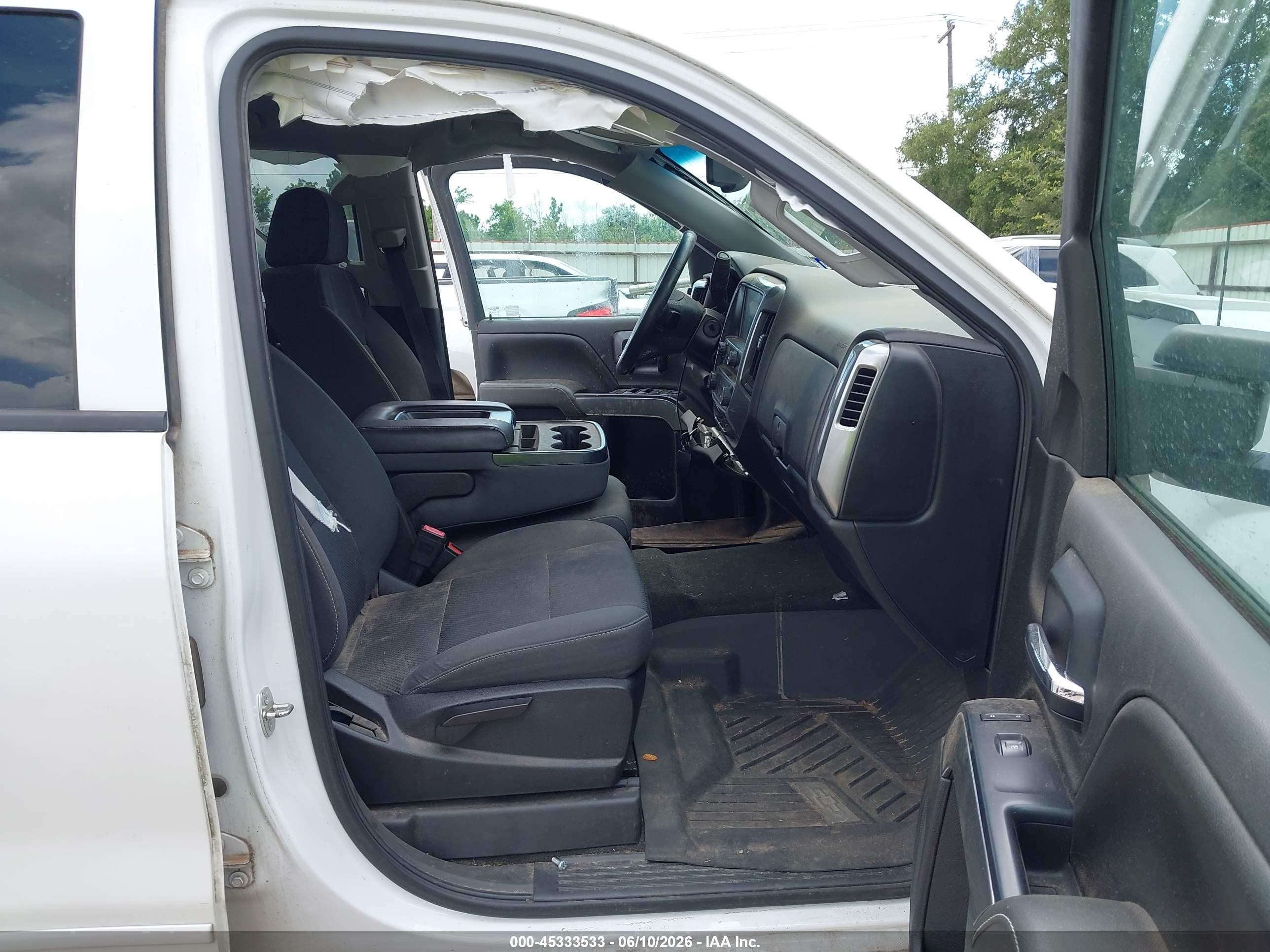 2017 Chevrolet Silverado 1500 Lt White vin: 3GCUCREC6HG230780