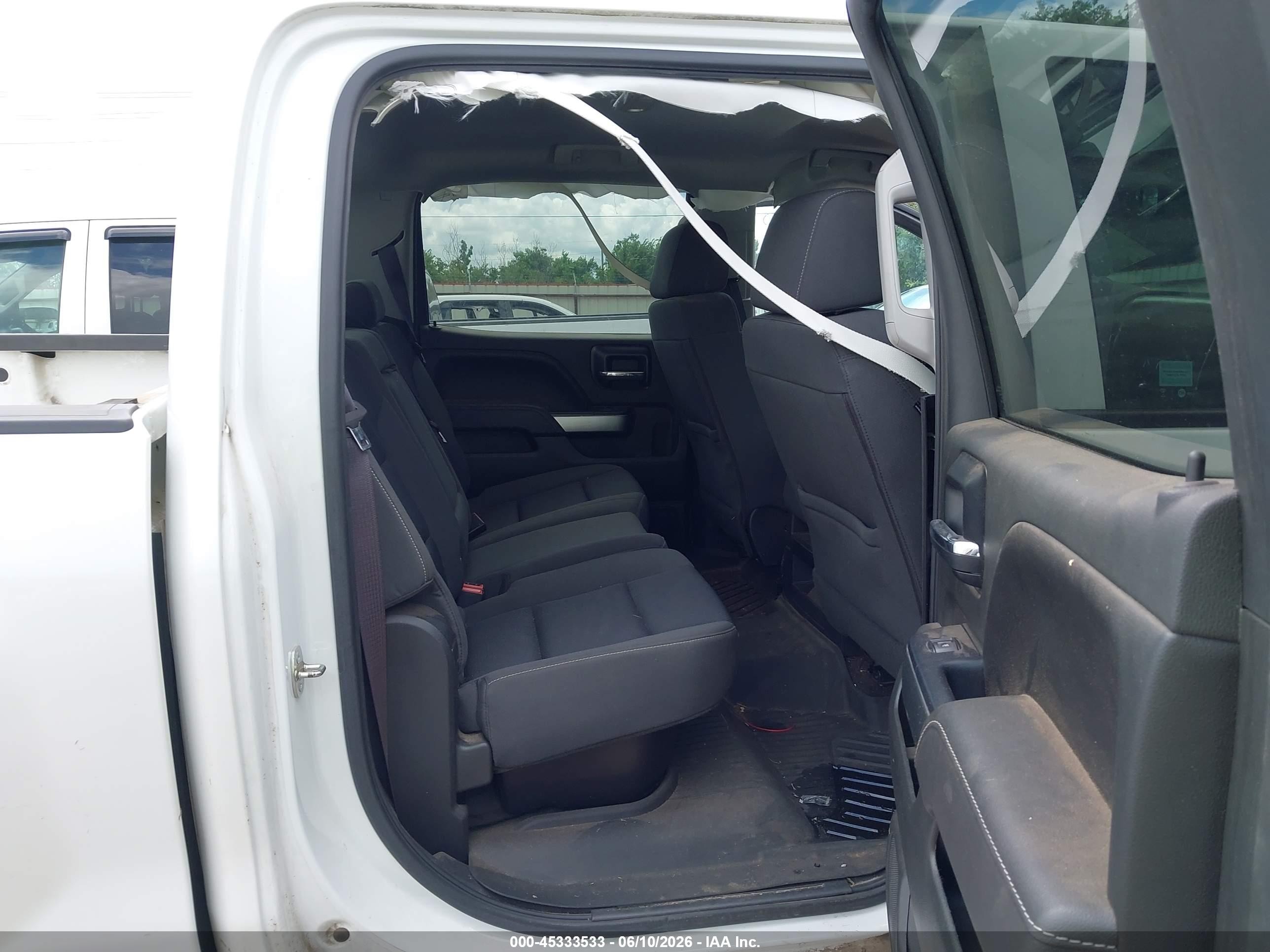 2017 Chevrolet Silverado 1500 Lt White vin: 3GCUCREC6HG230780