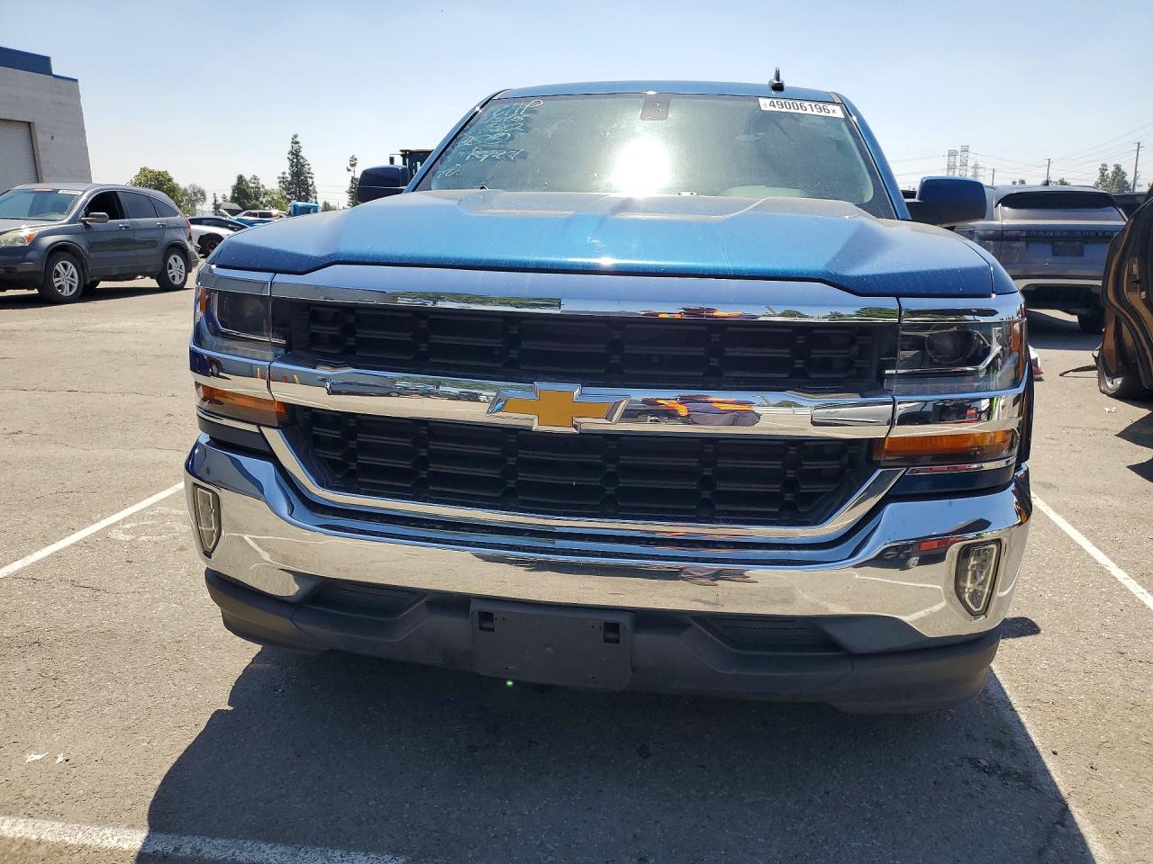 2018 Chevrolet Silverado C1500 Lt Blue vin: 3GCUCRER8JG409705