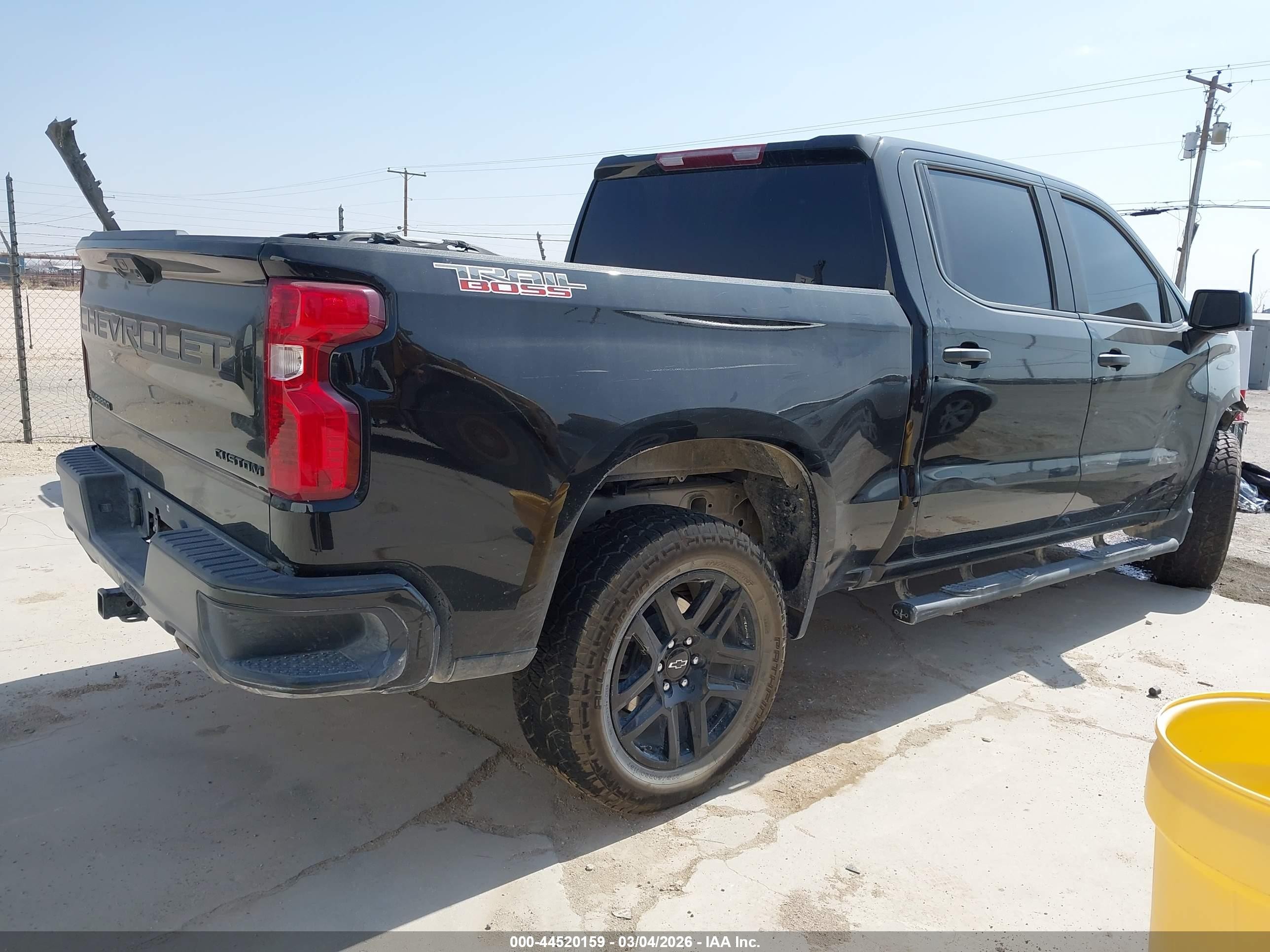 2023 Chevrolet Silverado 1500   Black vin: 3GCUDCED0PG235216