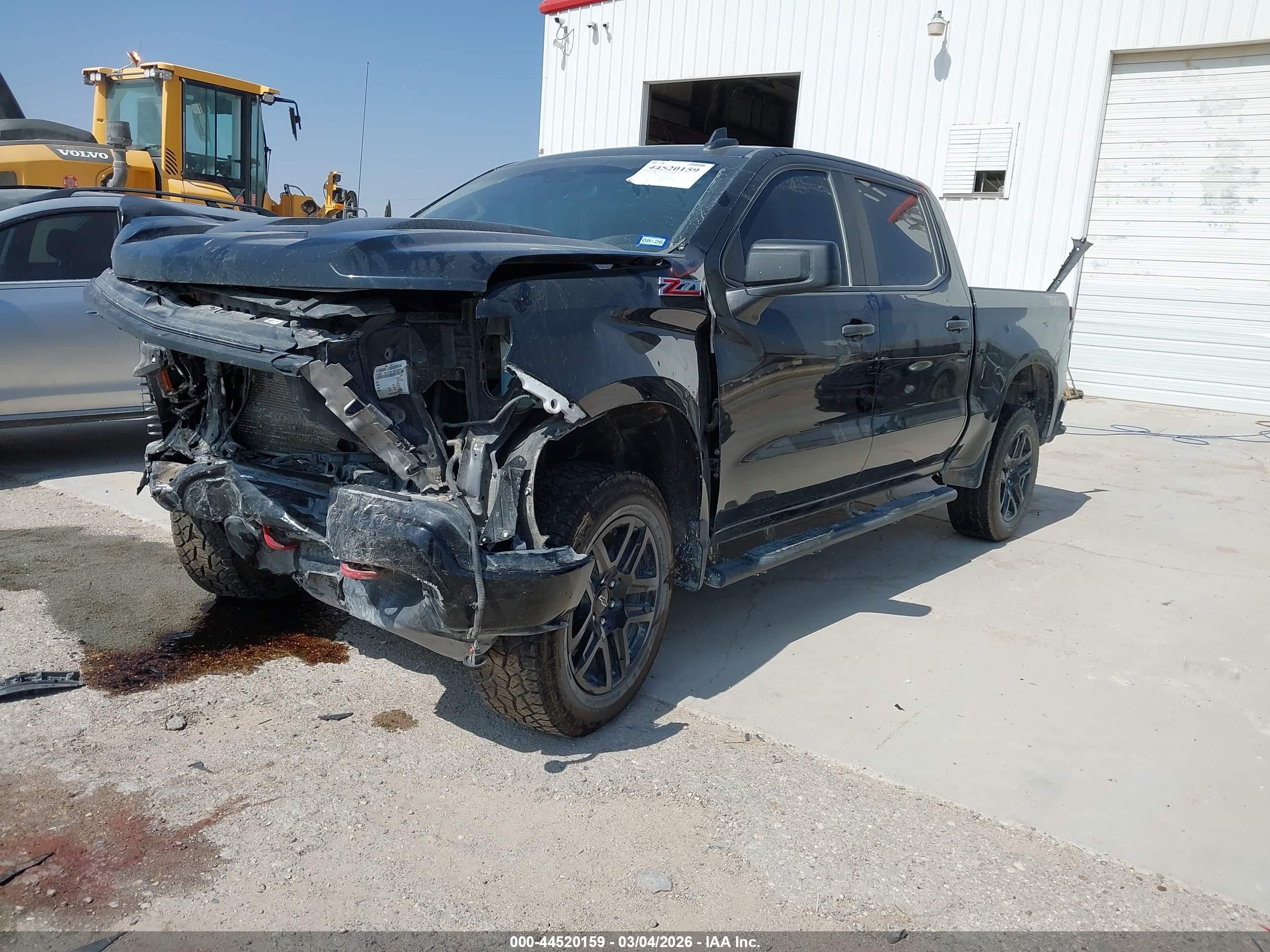 2023 Chevrolet Silverado 1500   Black vin: 3GCUDCED0PG235216