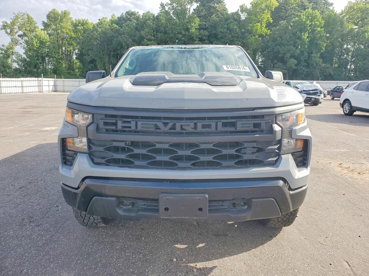 2024 Chevrolet Silverado K1500 Trail Boss Custom Gray vin: 3GCUDCED5RG276329