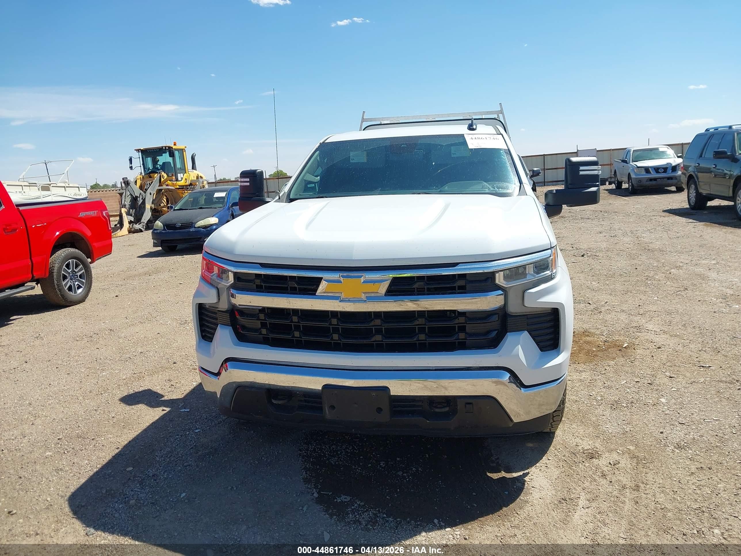2023 Chevrolet Silverado 1500 4wd  Standard Bed Lt White vin: 3GCUDDED1PG325769