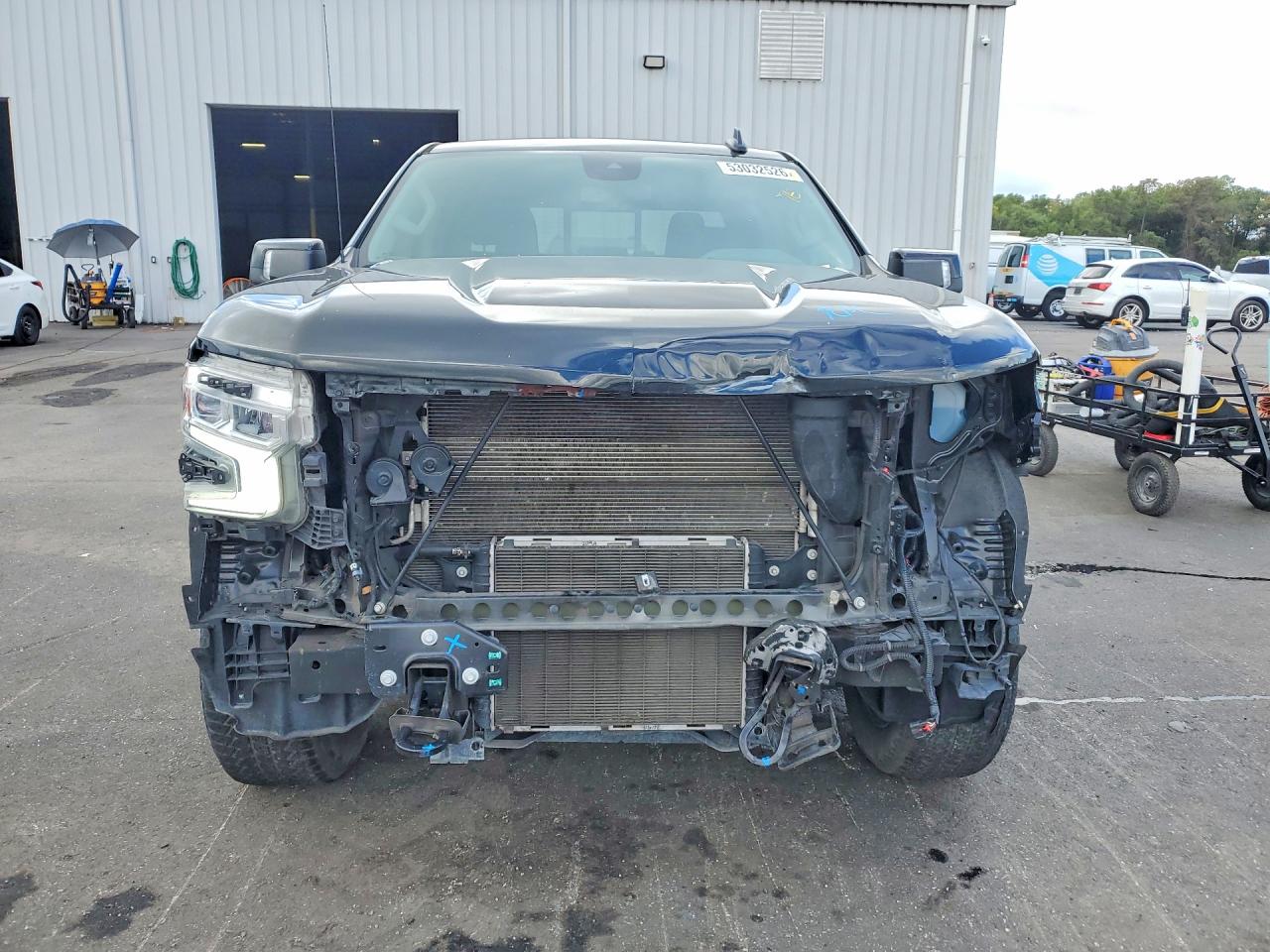 2023 Chevrolet Silverado K1500 Rst Black vin: 3GCUDEE85PG362025