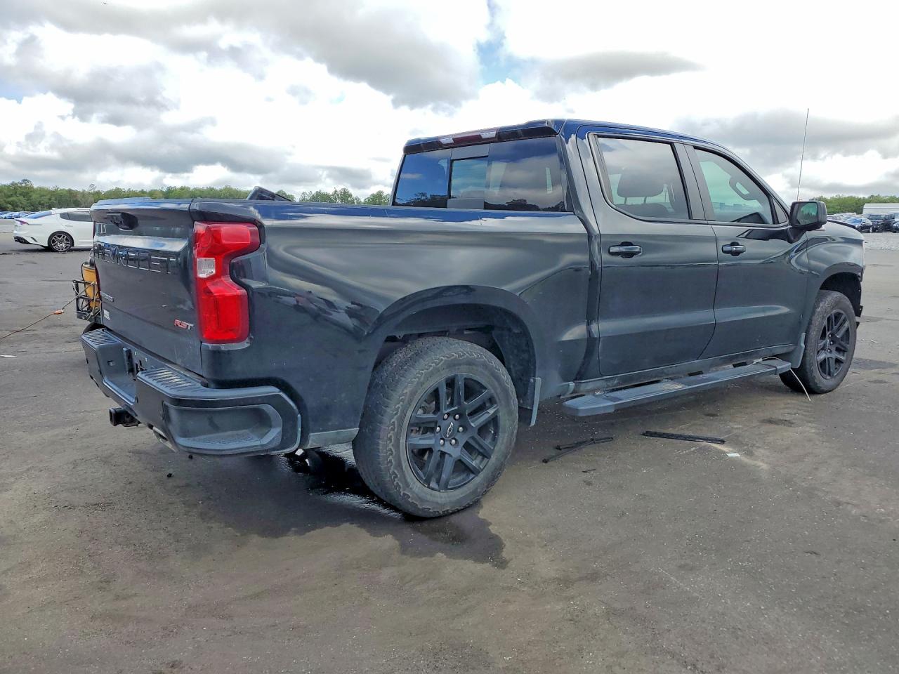 2023 Chevrolet Silverado K1500 Rst Black vin: 3GCUDEE85PG362025