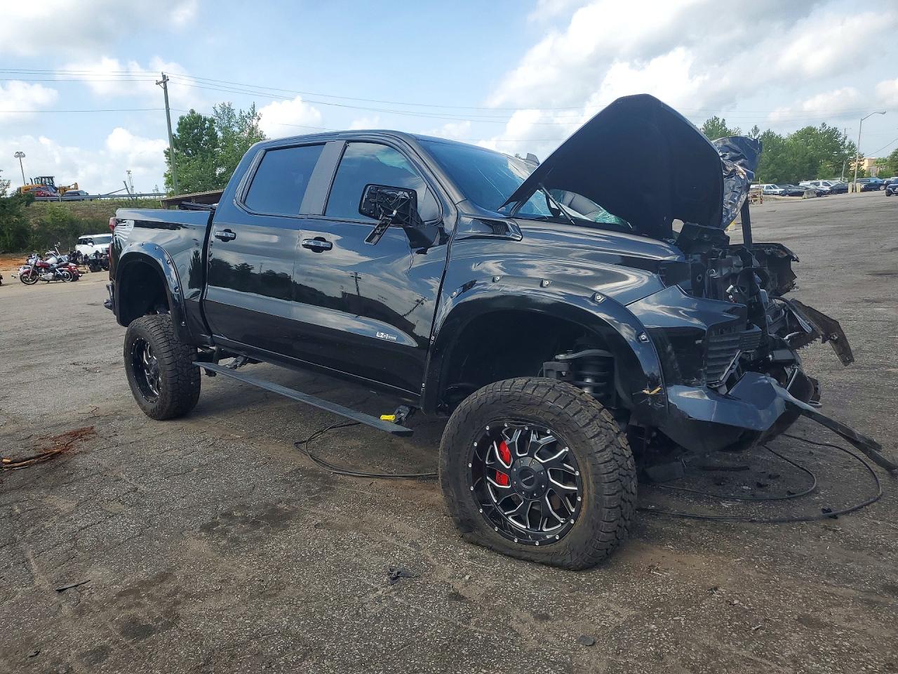 2023 Chevrolet Silverado K1500 Rst Black vin: 3GCUDEEL3PG284459