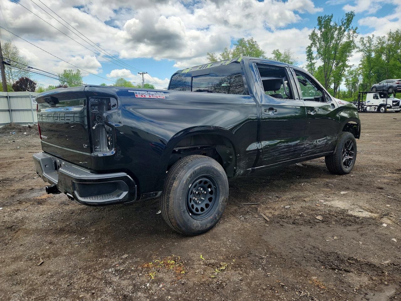 2024 Chevrolet Silverado K1500 Lt Trail Boss Черный vin: 3GCUDFED5RG144558