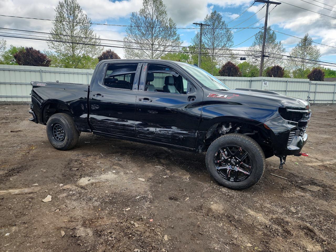 2024 Chevrolet Silverado K1500 Lt Trail Boss Черный vin: 3GCUDFED5RG144558