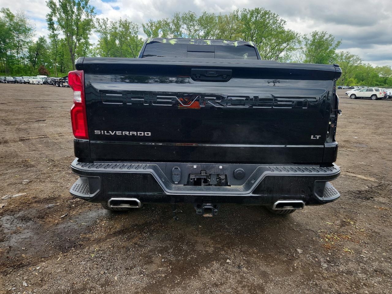2024 Chevrolet Silverado K1500 Lt Trail Boss Черный vin: 3GCUDFED5RG144558