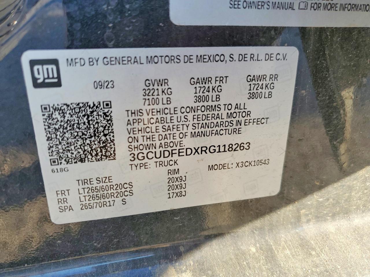 2024 Chevrolet Silverado K1500 Lt Trail Boss Blue vin: 3GCUDFEDXRG118263