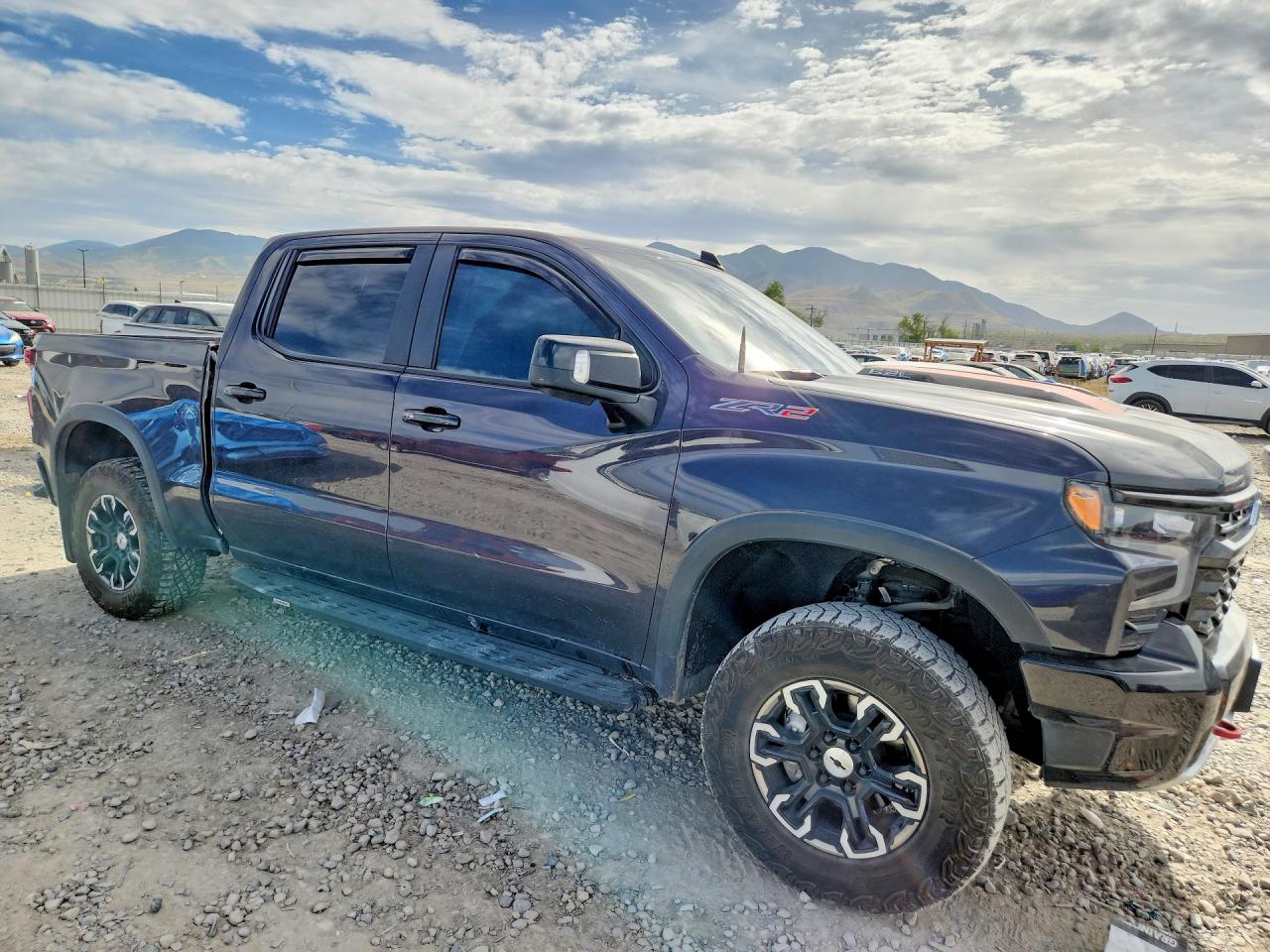 2024 Chevrolet Silverado K1500 Zr2 Black vin: 3GCUDHEL5RG138178