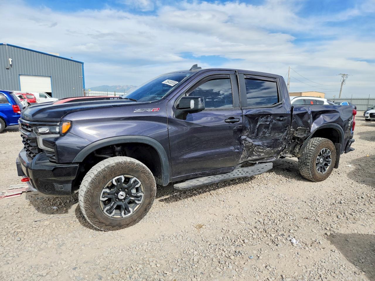 2024 Chevrolet Silverado K1500 Zr2 Black vin: 3GCUDHEL5RG138178