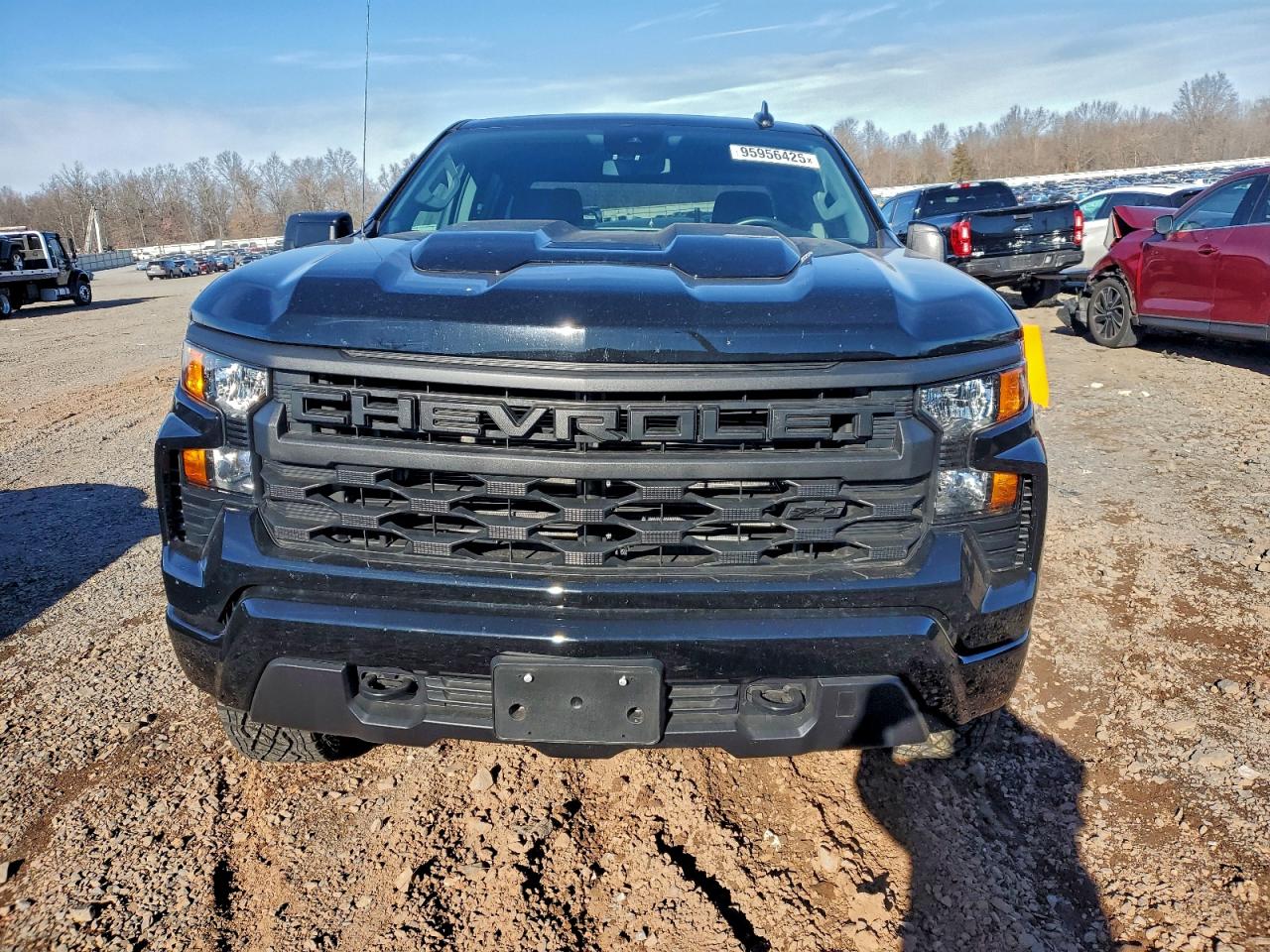 2025 Chevrolet Silverado K1500 Trail Boss Custom Black vin: 3GCUKCED8SG215844