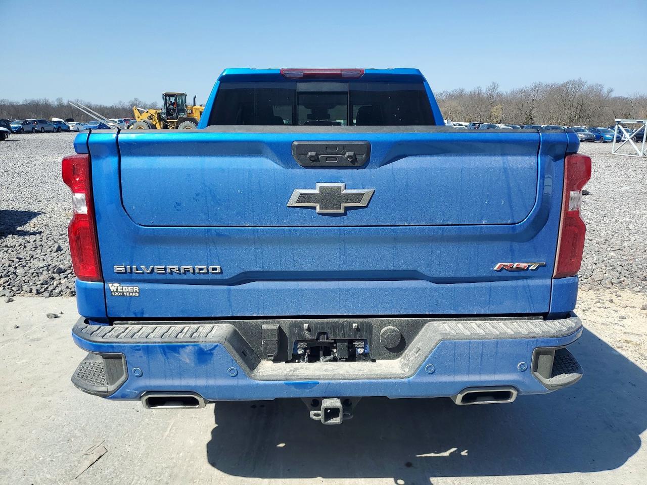 2025 Chevrolet Silverado K1500 Rst Blue vin: 3GCUKEED1SG280062