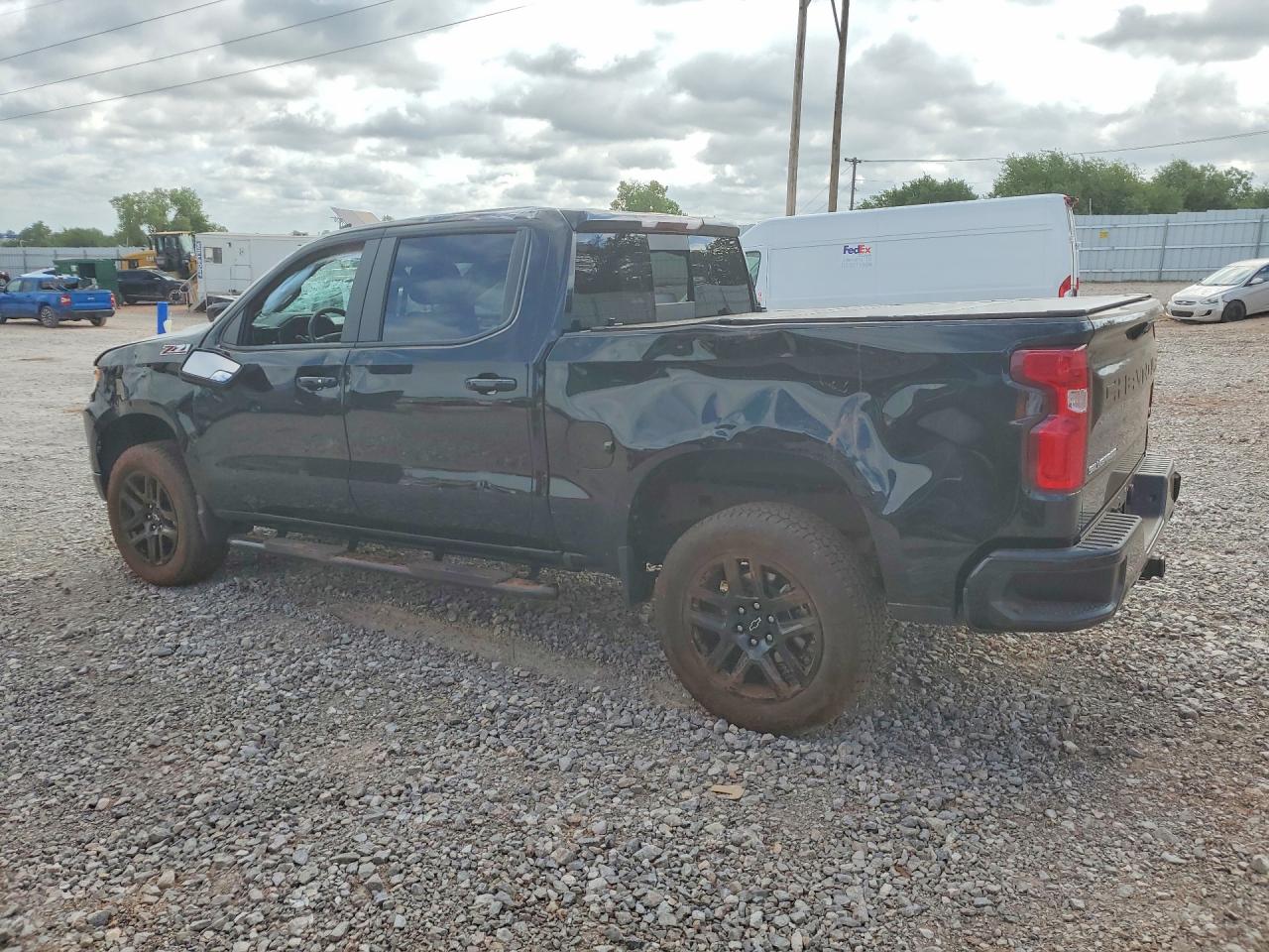 2025 Chevrolet Silverado K1500 Lt Trail Boss Black vin: 3GCUKFED9SG353720