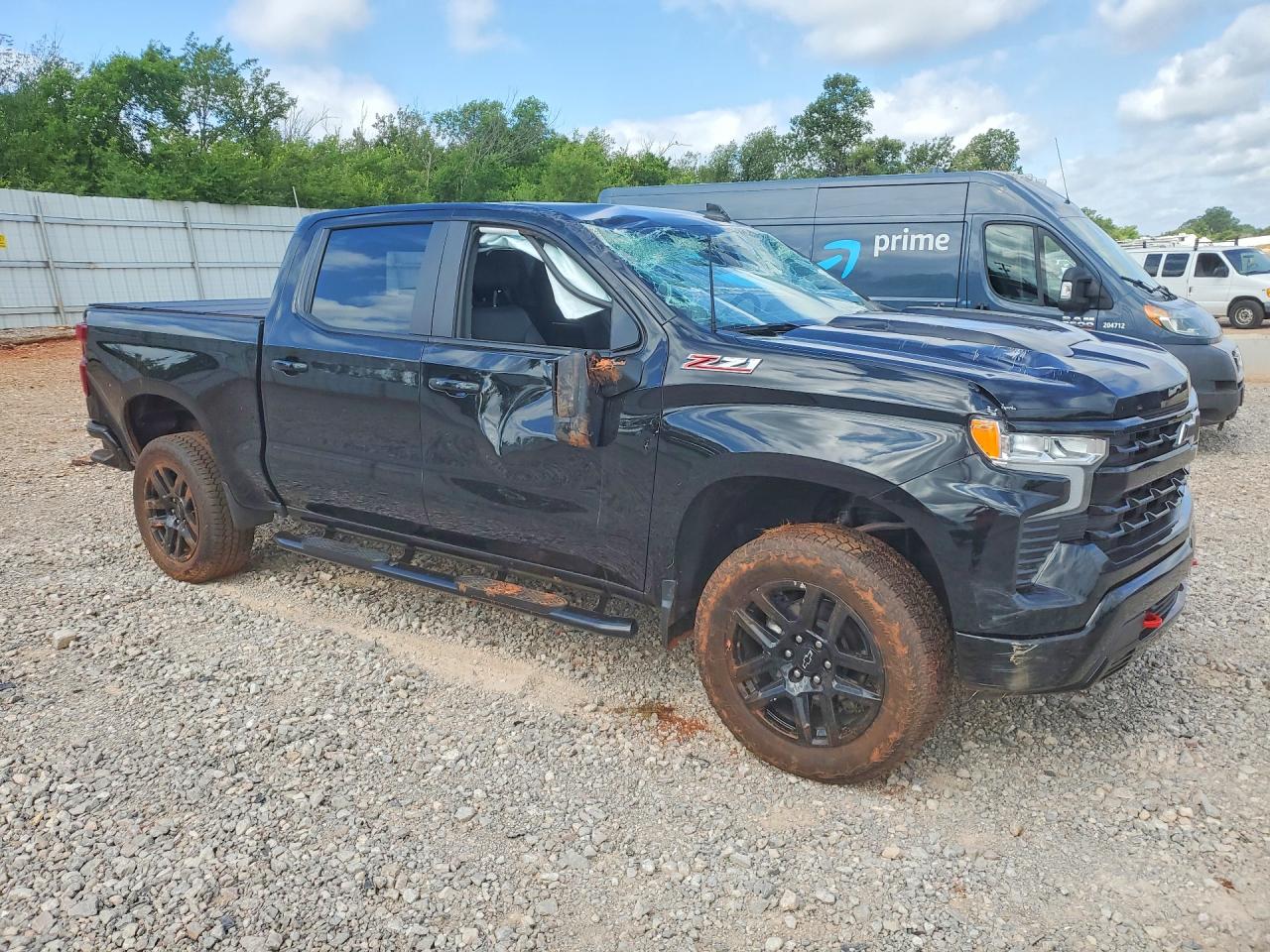 2025 Chevrolet Silverado K1500 Lt Trail Boss Black vin: 3GCUKFED9SG353720