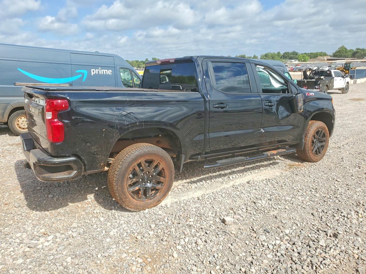 2025 Chevrolet Silverado K1500 Lt Trail Boss Black vin: 3GCUKFED9SG353720