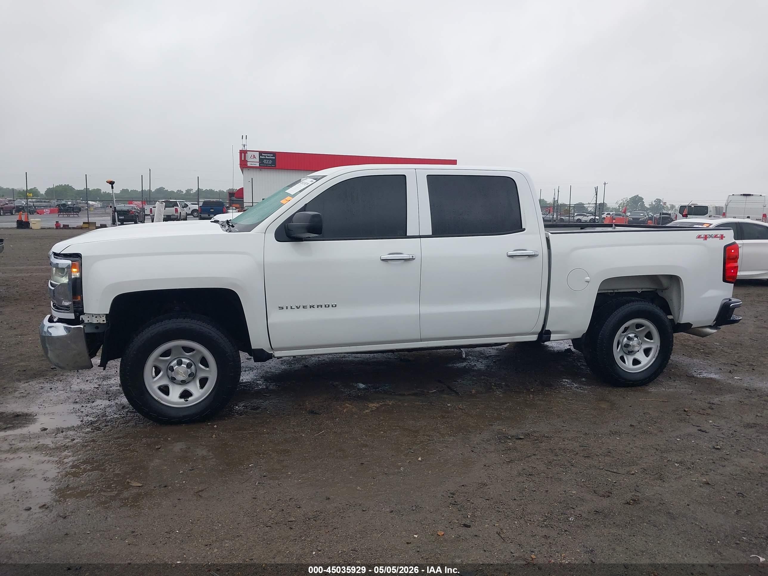 2017 Chevrolet Silverado 1500 Wt Белый vin: 3GCUKNEC3HG287482